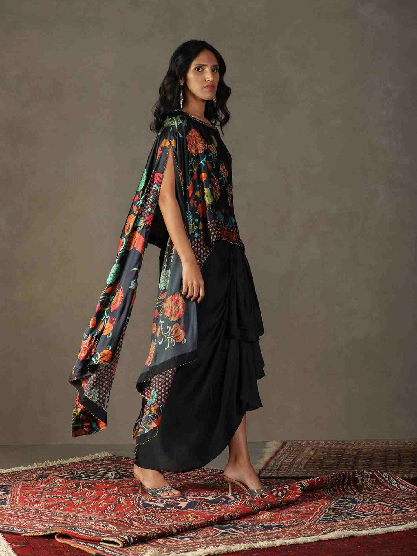 Black & Multi Calico Ensemble