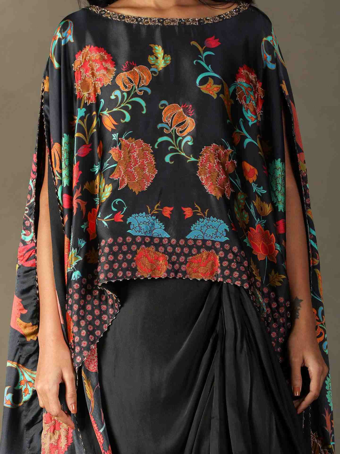 Black & Multi Calico Ensemble