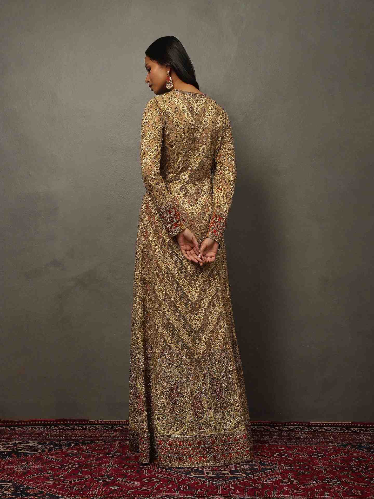 Beige Kalash Ensemble