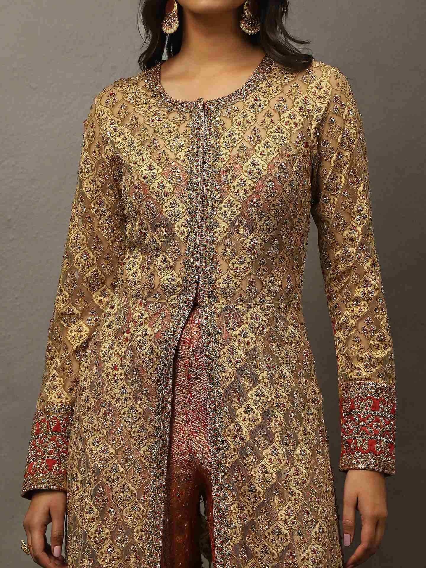 Beige Kalash Ensemble