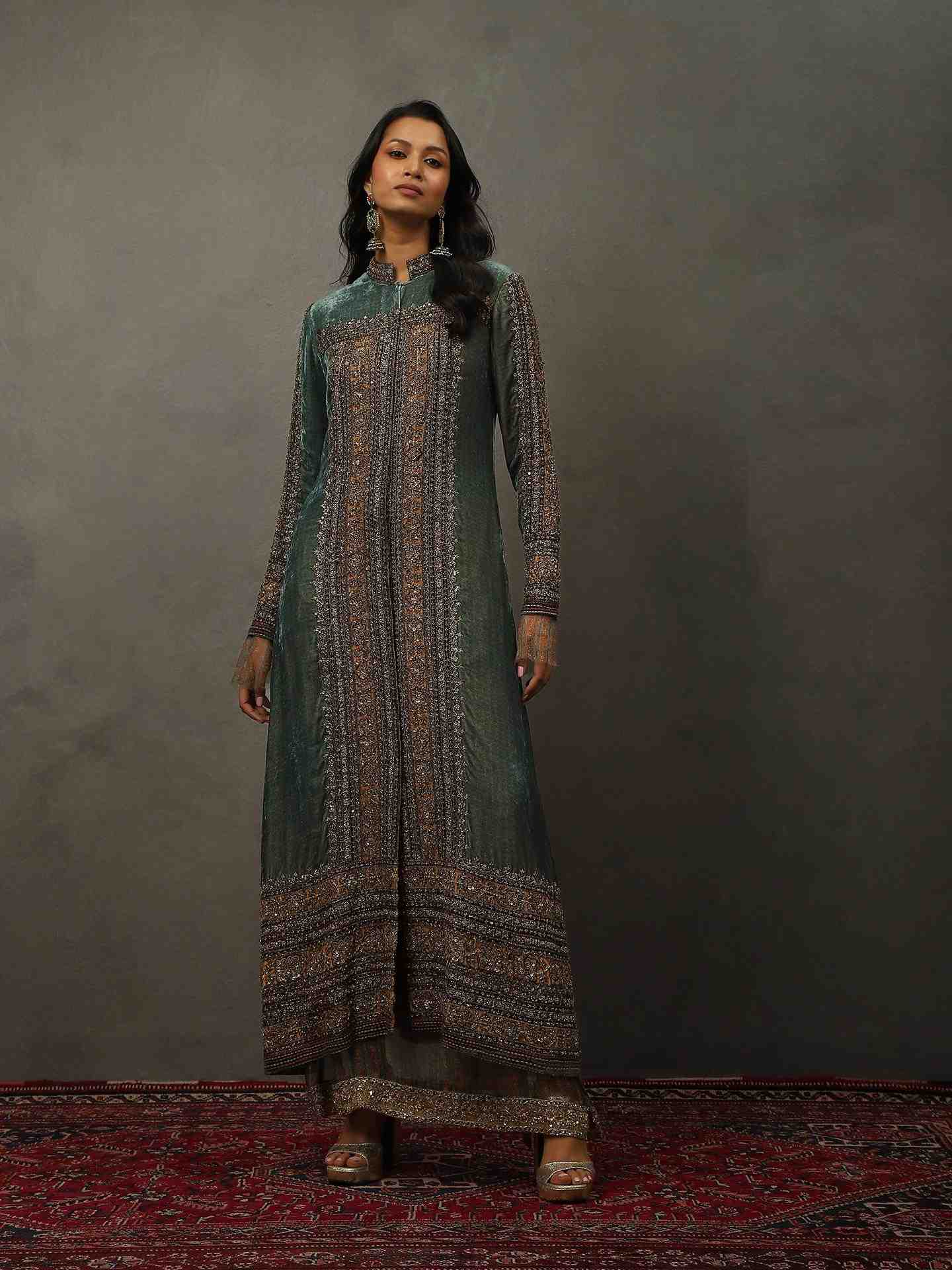 Sage Green Aashnaa Ensemble