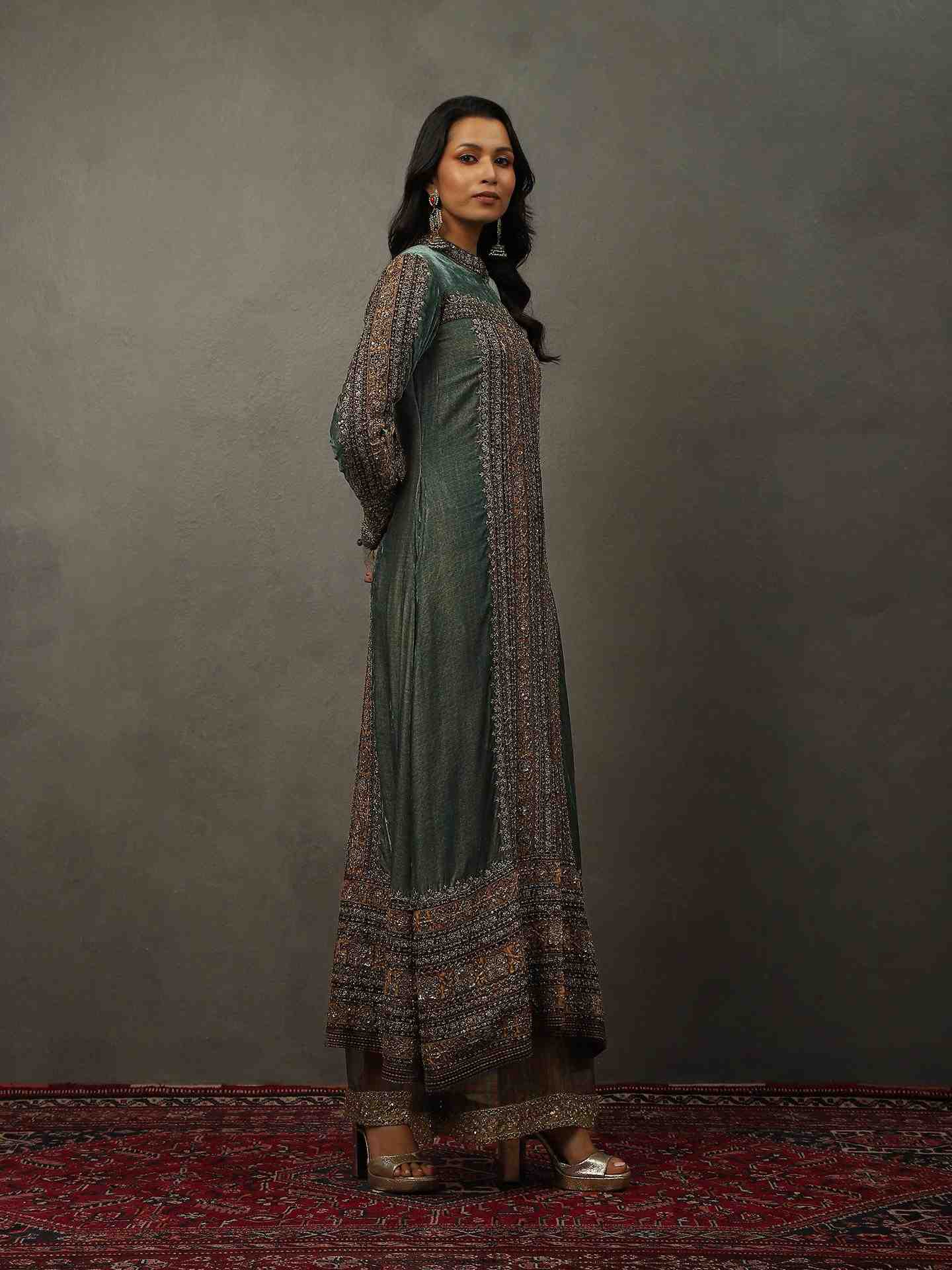 Sage Green Aashnaa Ensemble