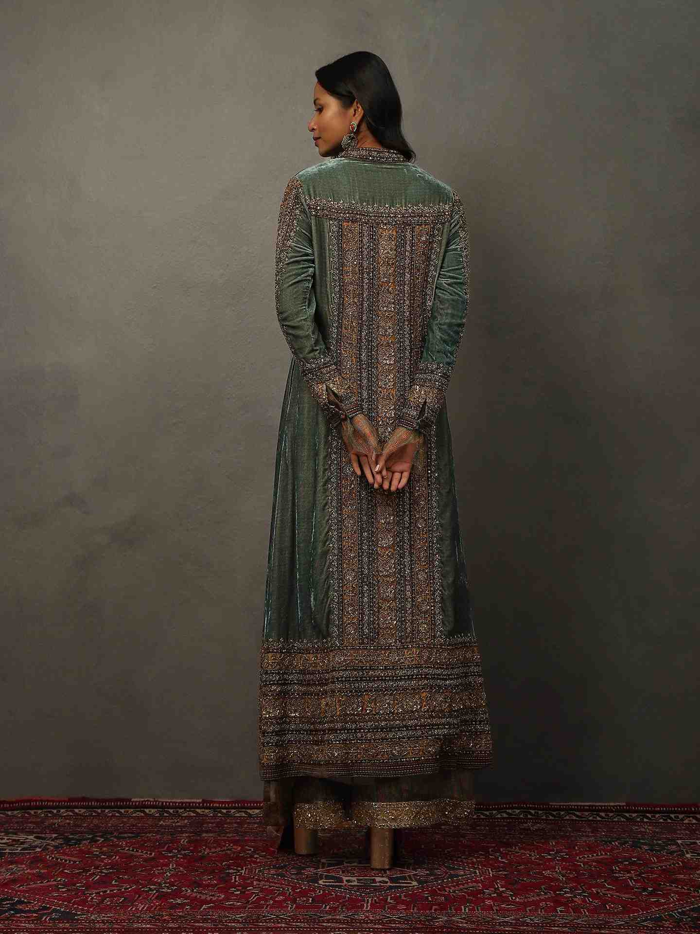 Sage Green Aashnaa Ensemble