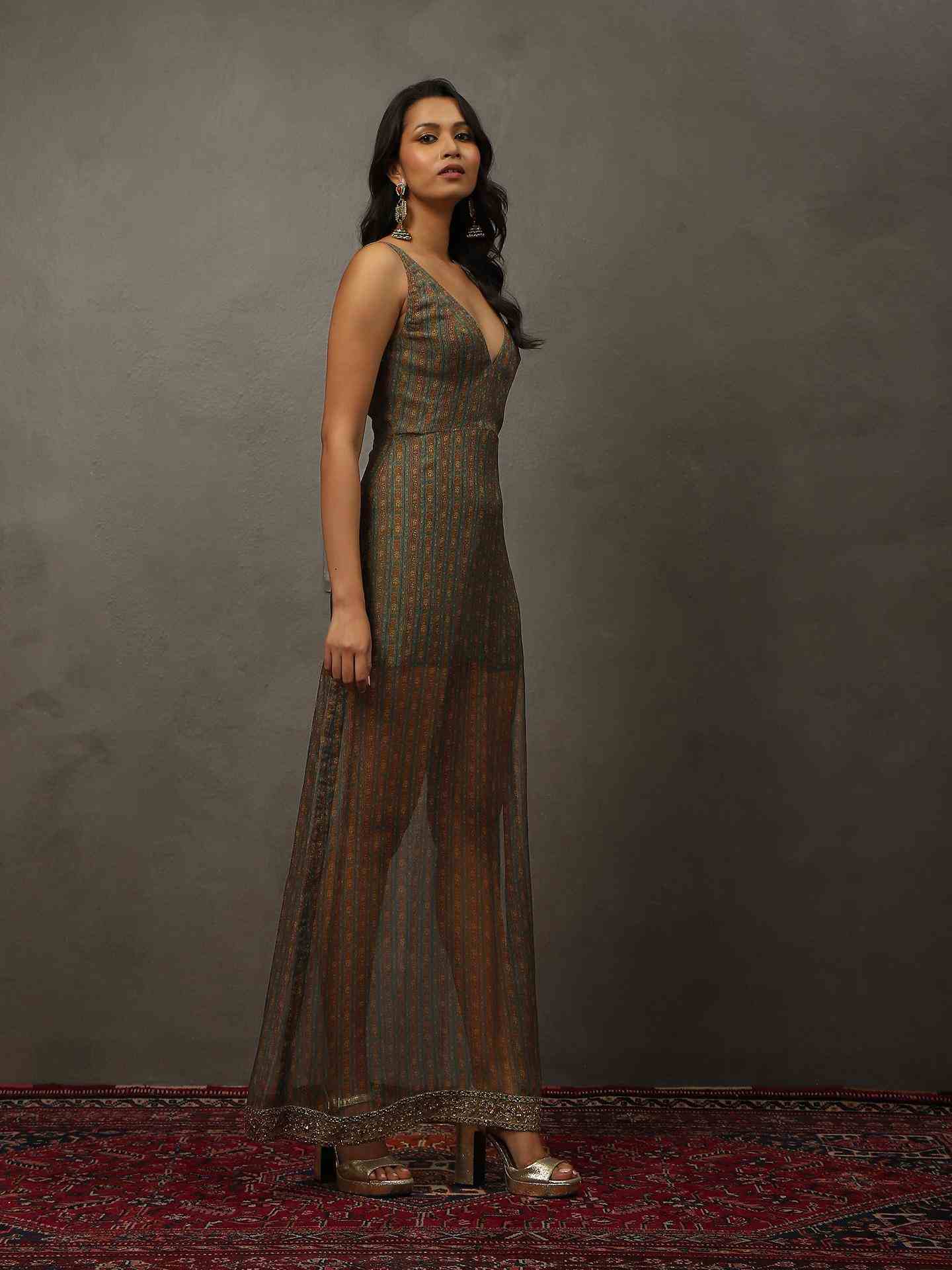 Sage Green Aashnaa Ensemble