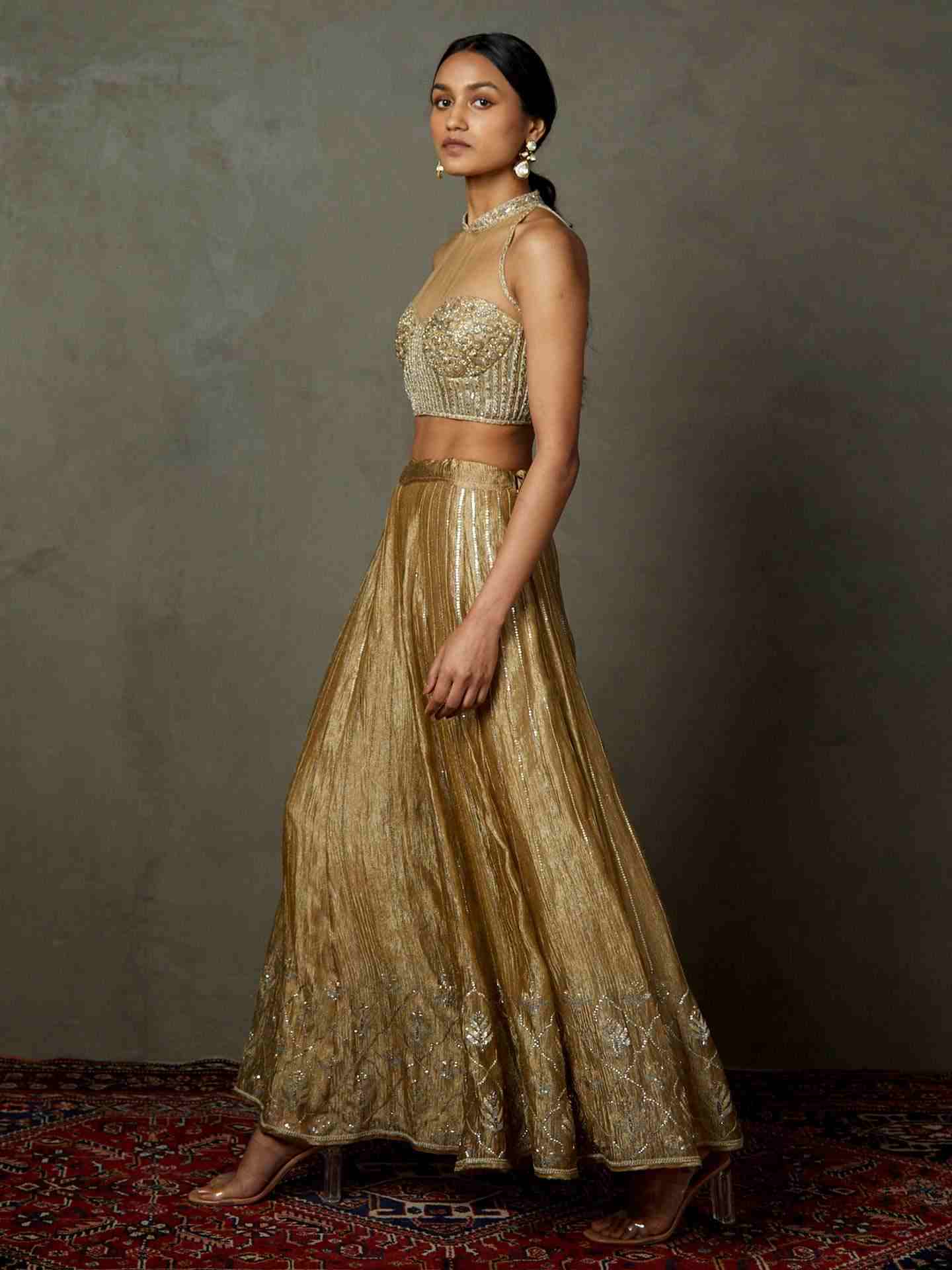 Antique Gold Rohira Ensemble