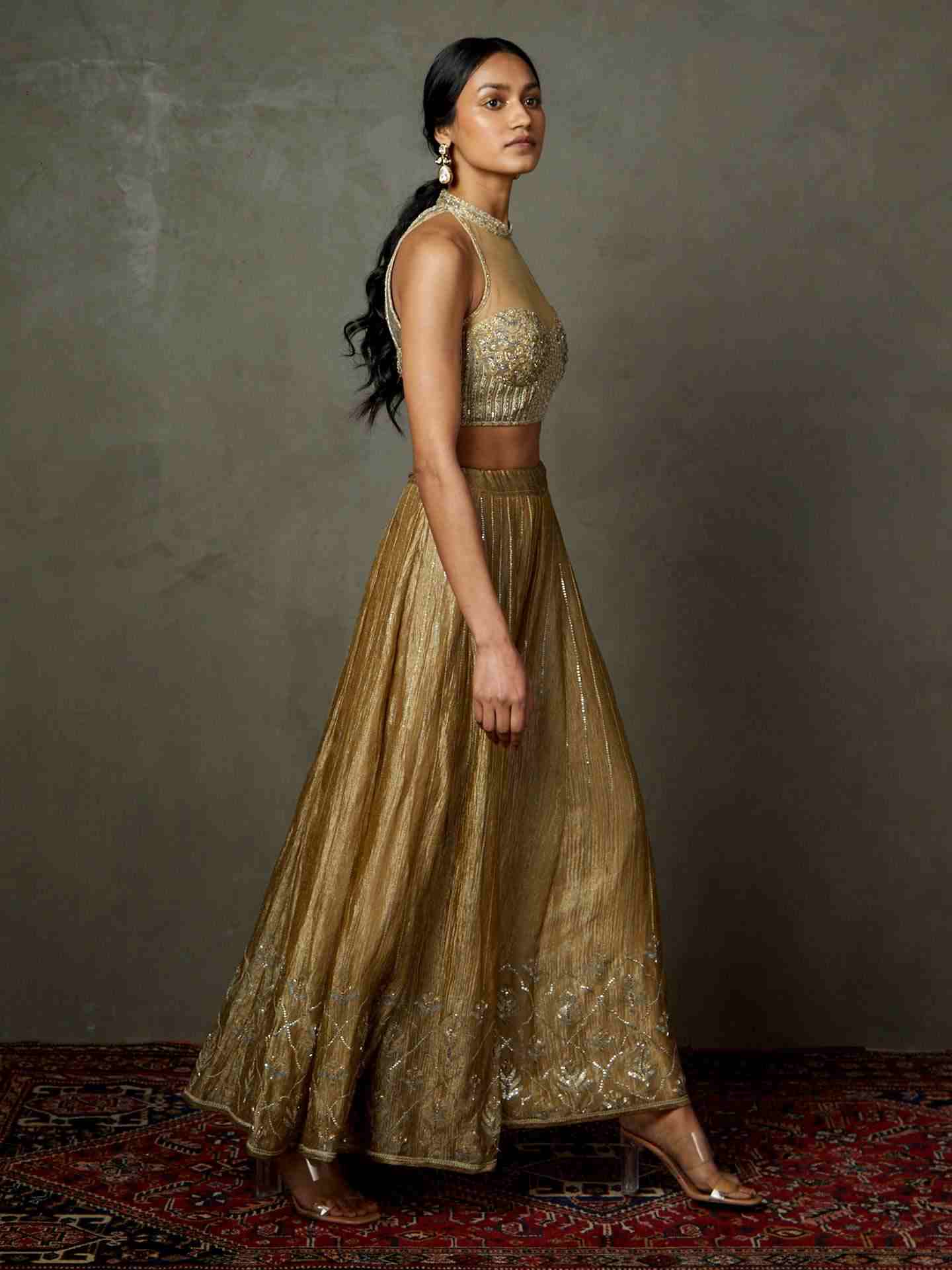 Antique Gold Rohira Ensemble