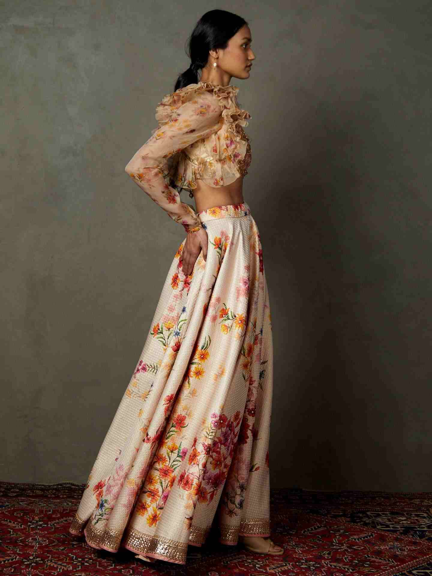 Off White & Multi Star Olivia Ensemble