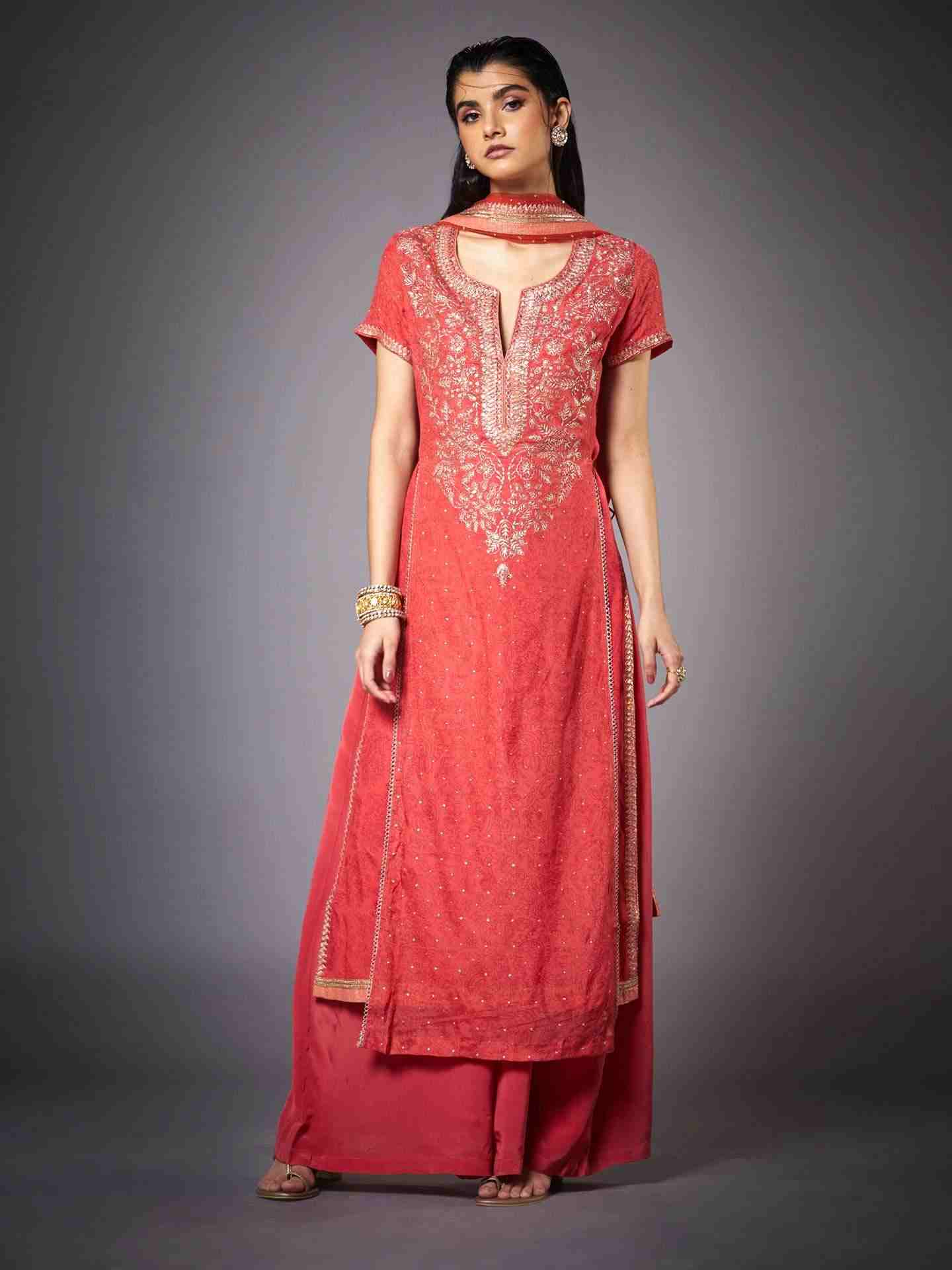 Coral Munar Suit Set