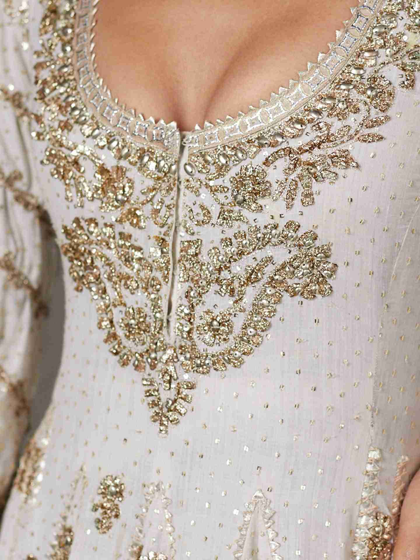 Off White Bhawani Couture Anarkali Suit