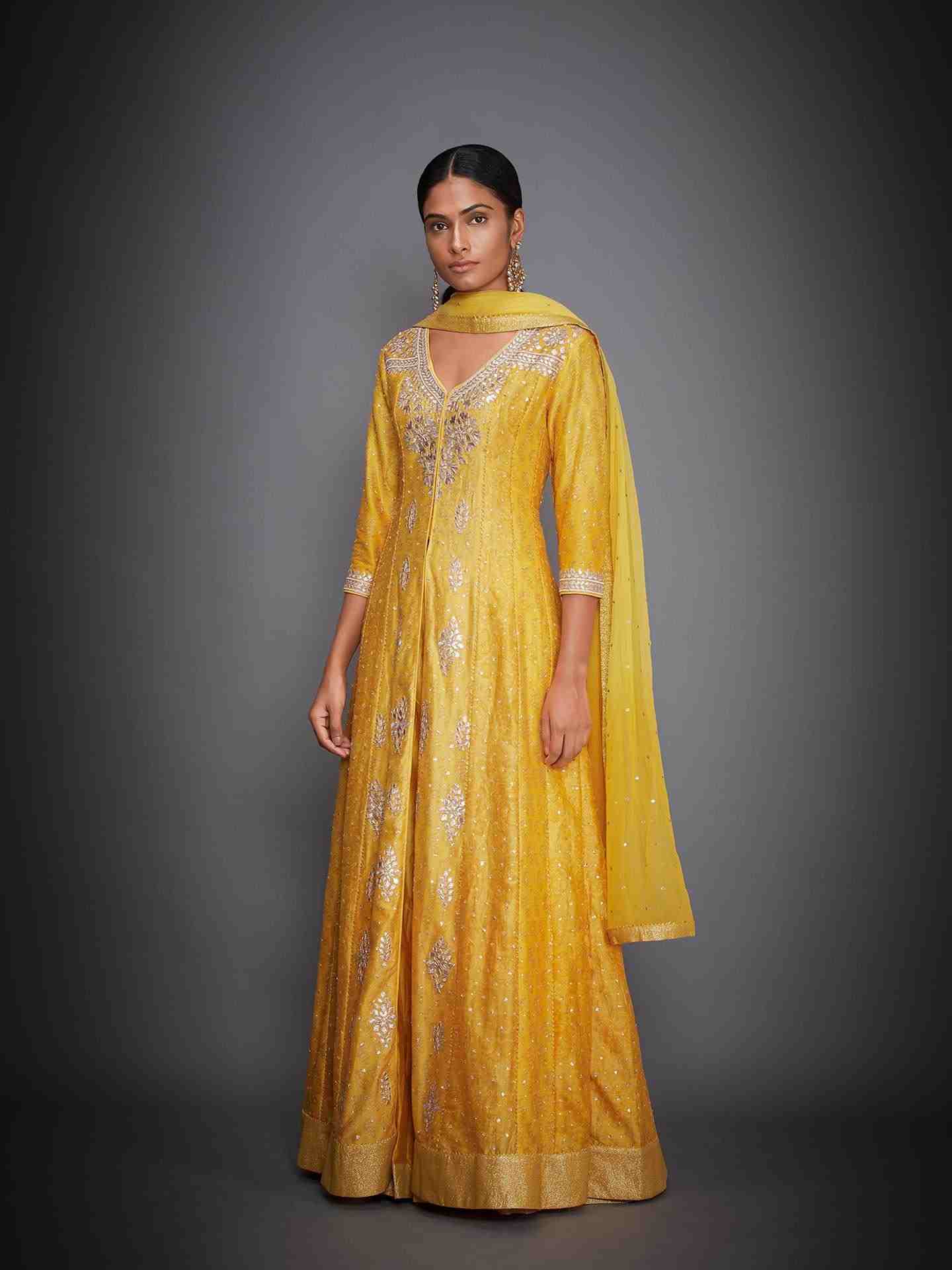 Yellow Chamba Gota Suit Set