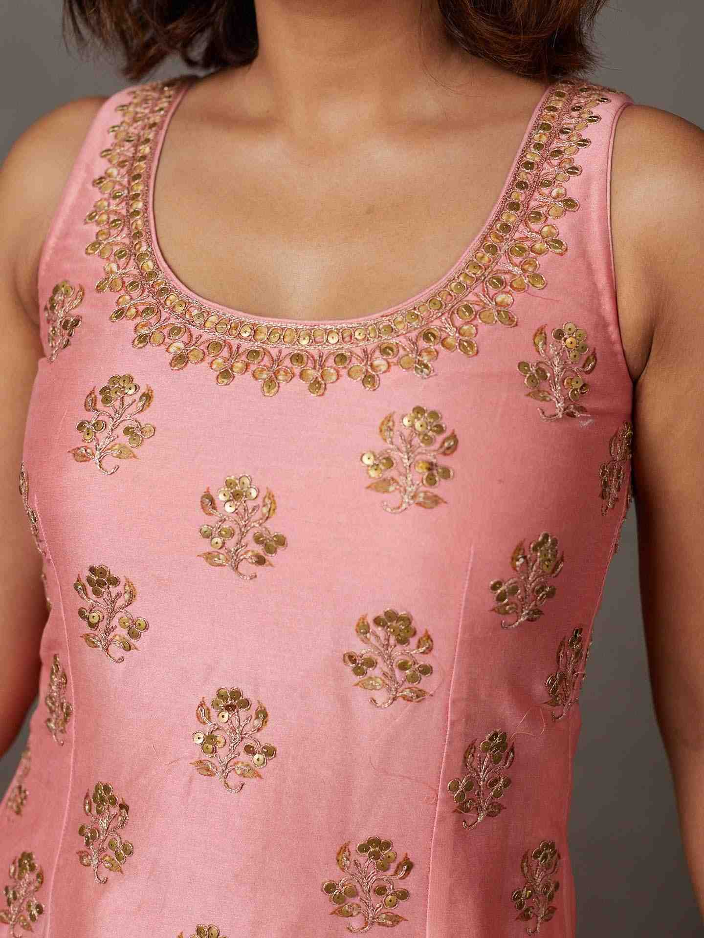 Pink Manjhi Suit Set