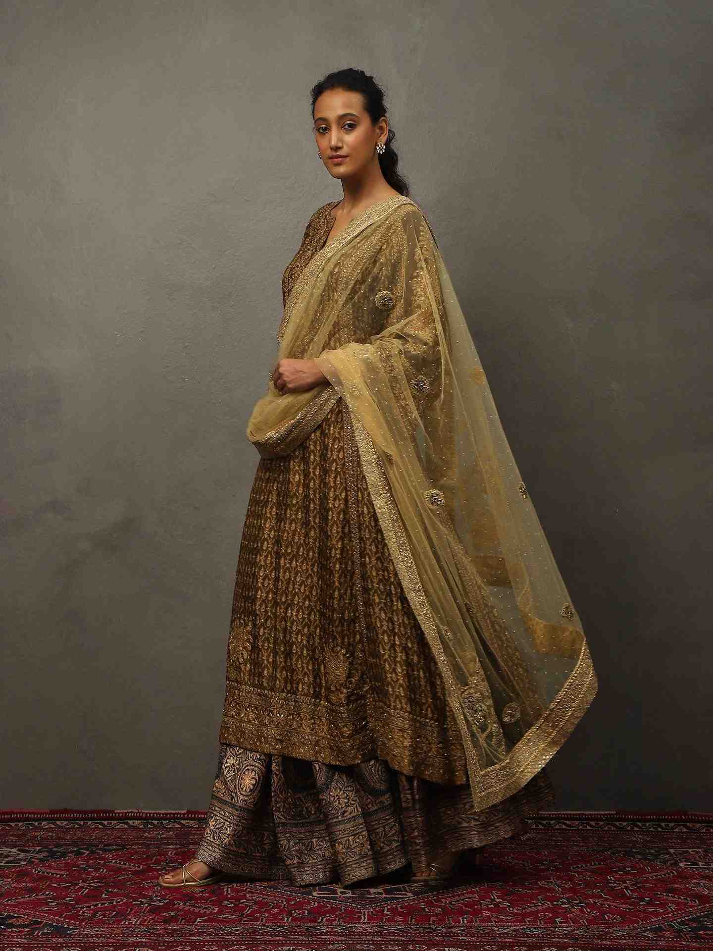 Olive Green Ziba Suit Set