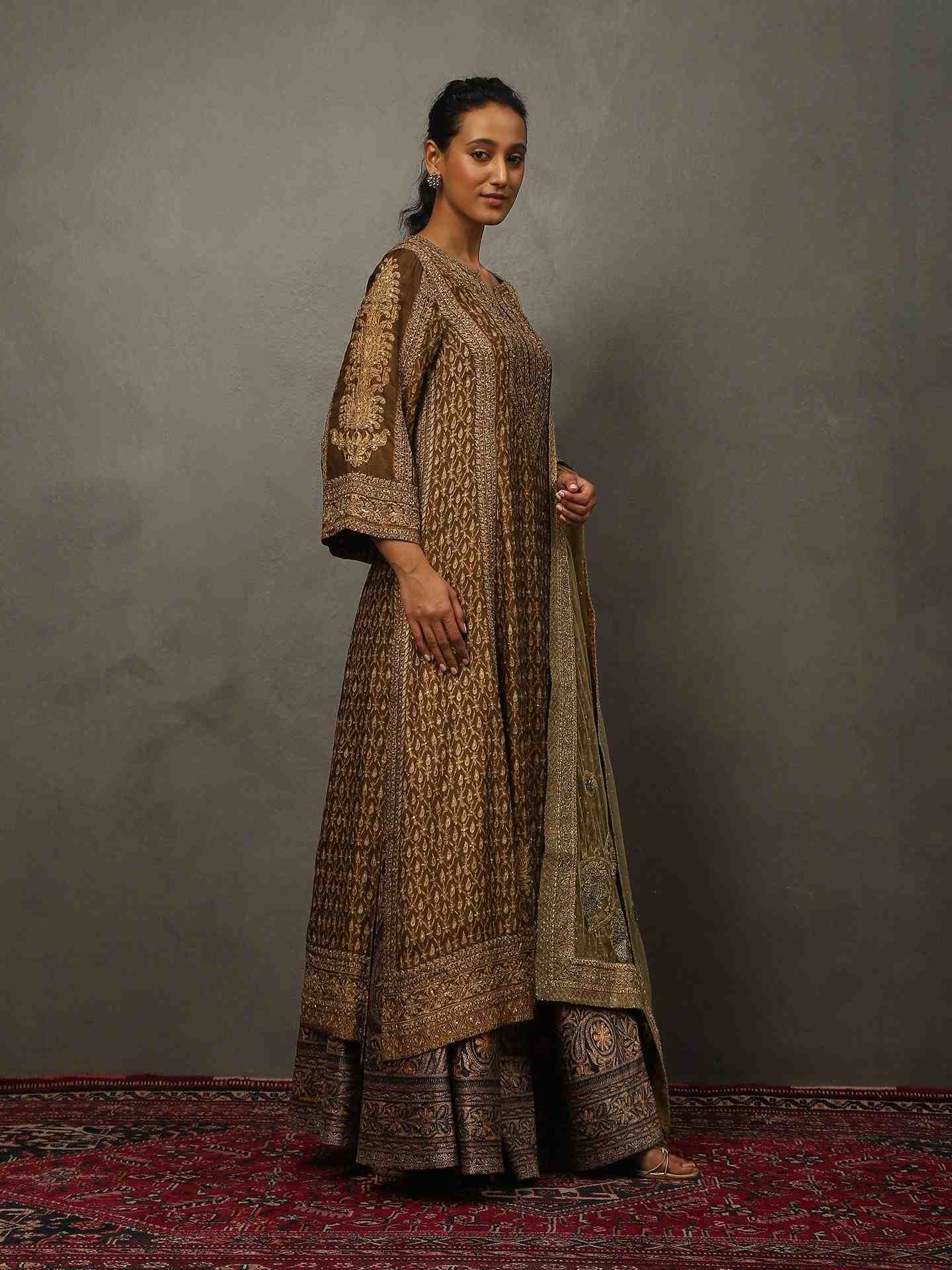 Olive Green Ziba Suit Set