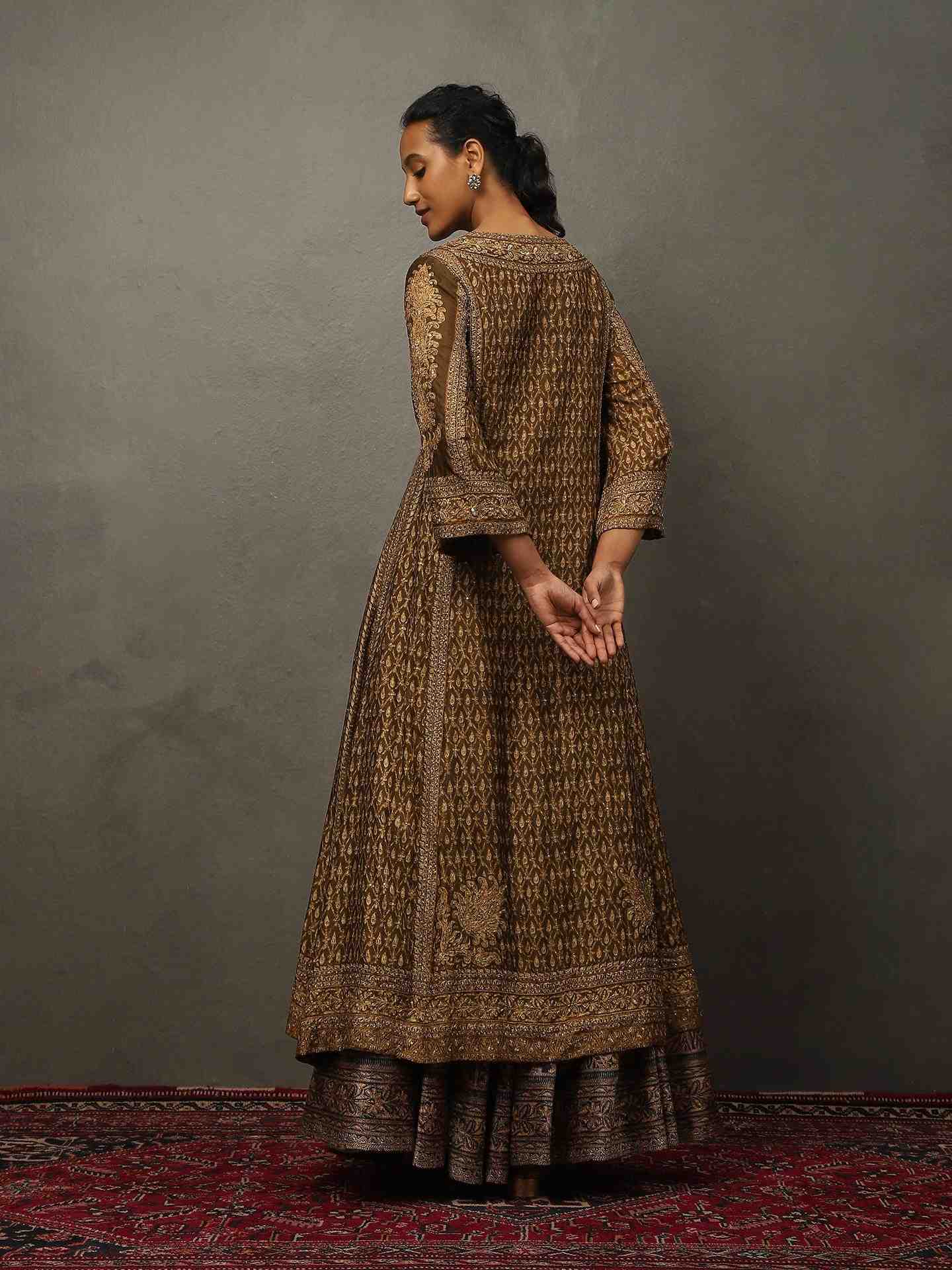 Olive Green Ziba Suit Set