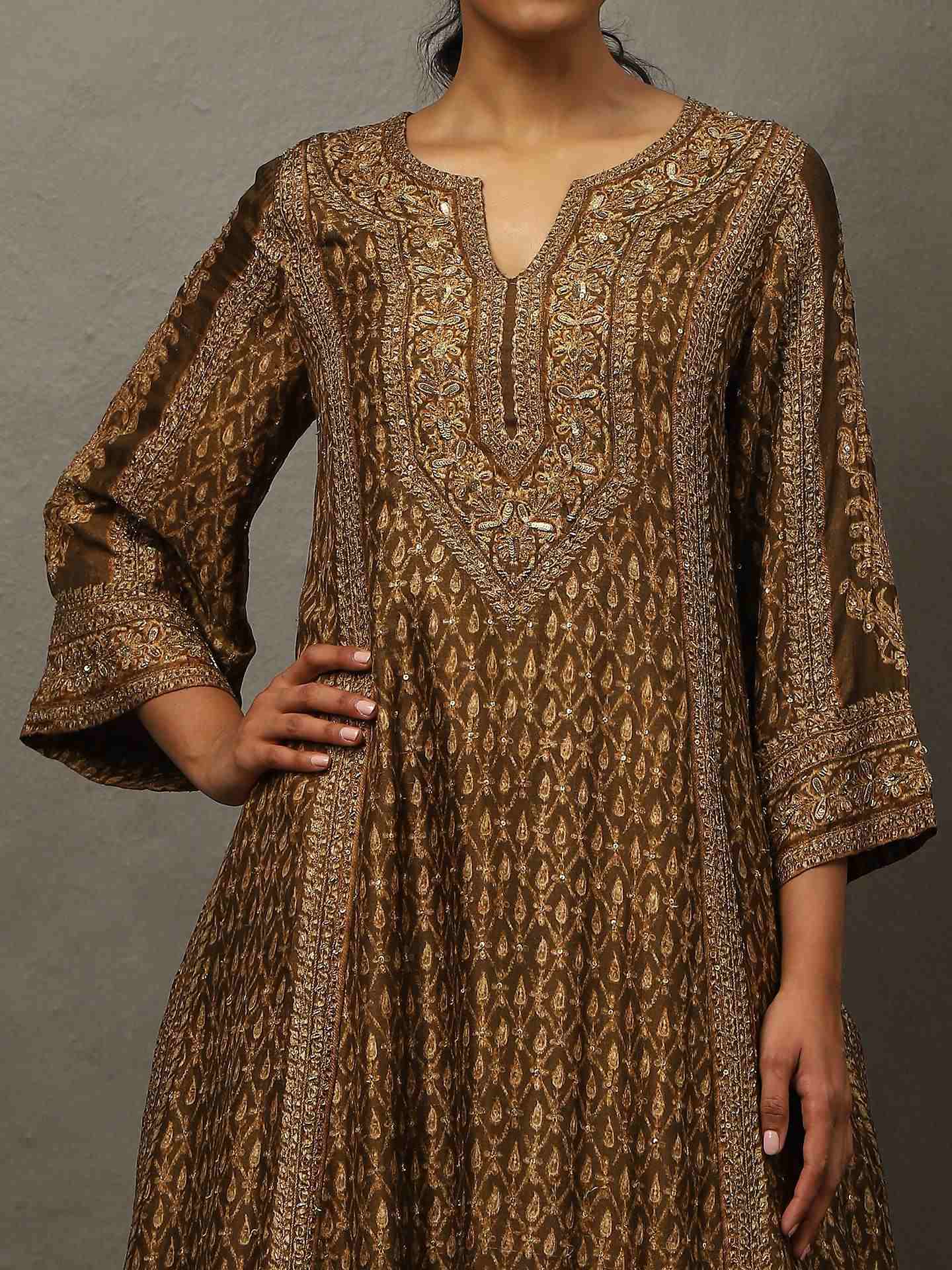Olive Green Ziba Suit Set