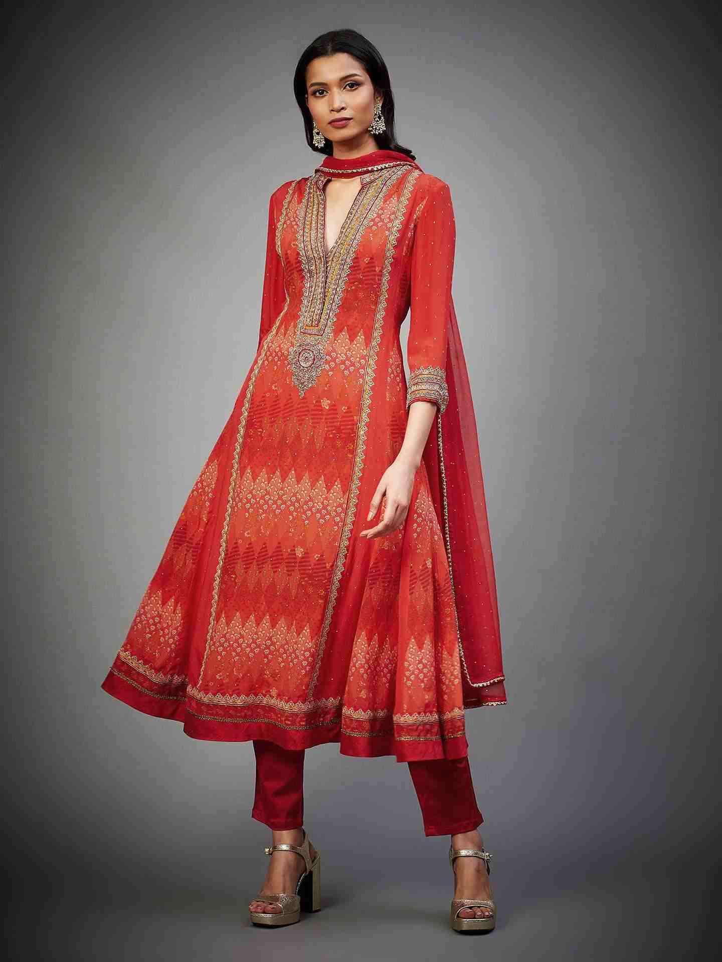 Red Diamond Suit Set