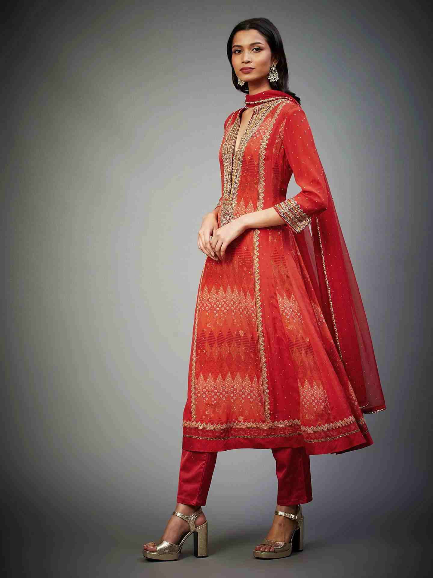 Red Diamond Suit Set