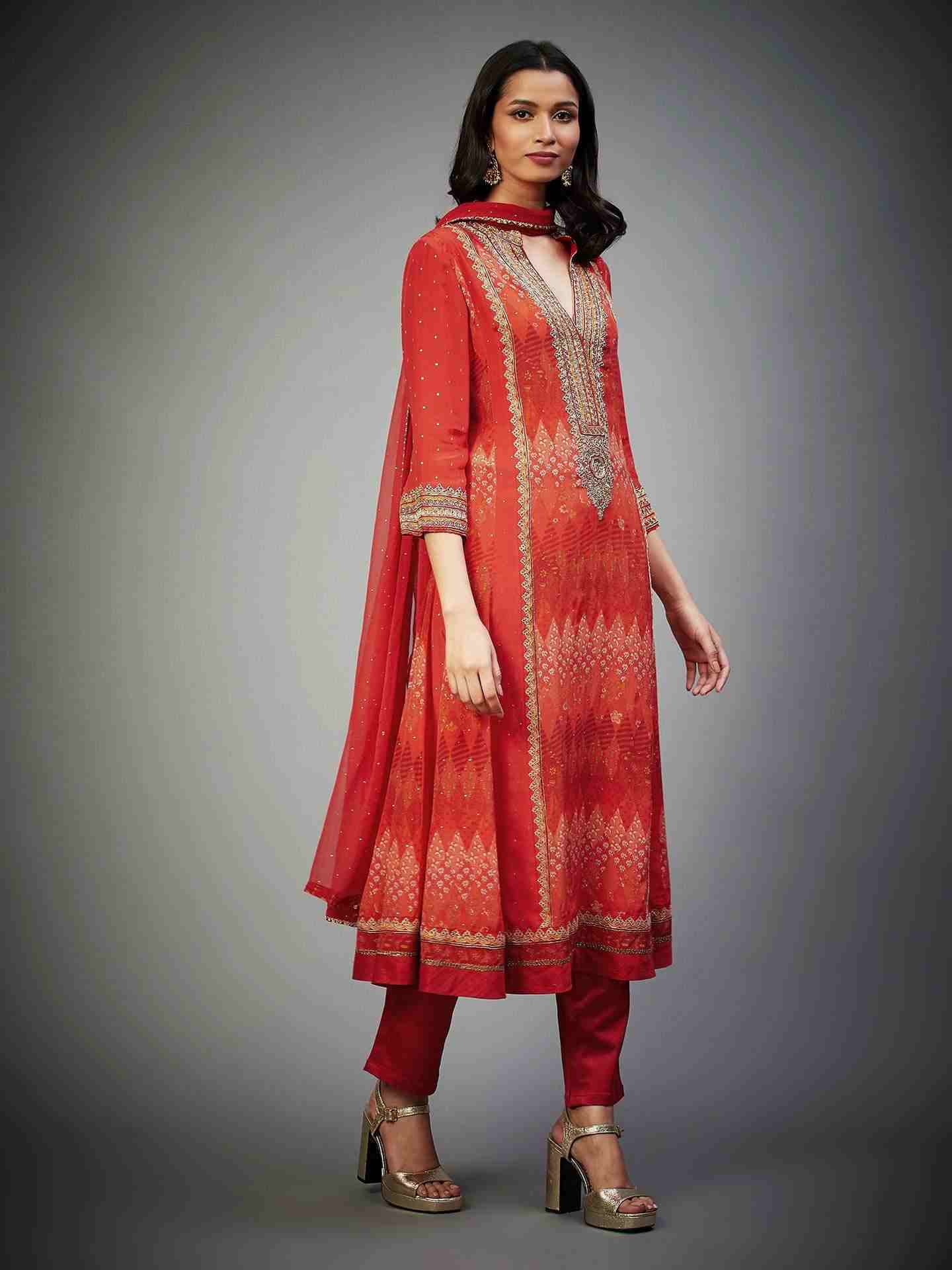 Red Diamond Suit Set