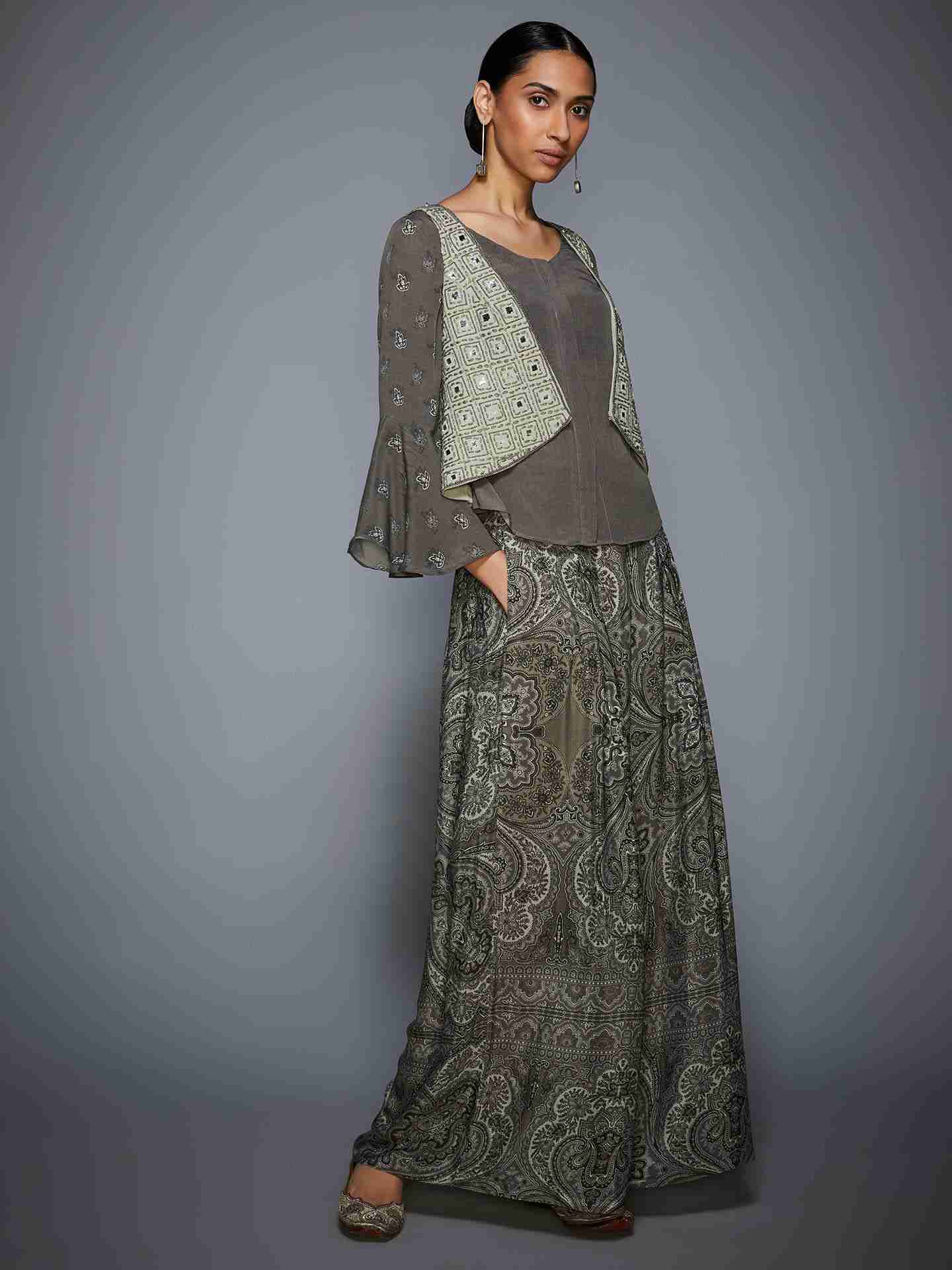Grey & Multi Arula Ensemble