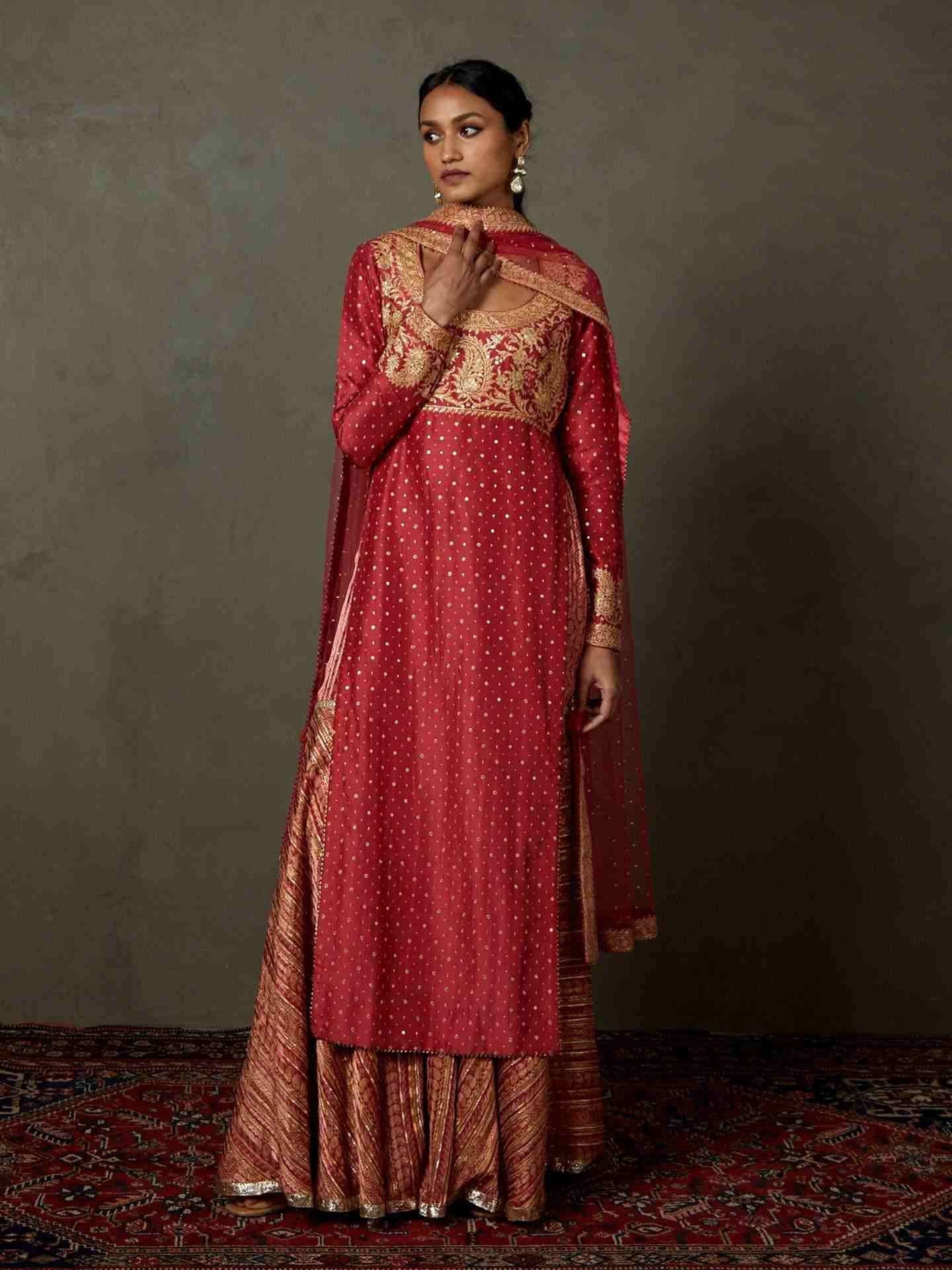 Cranberry Pink Ashvika Suit Set