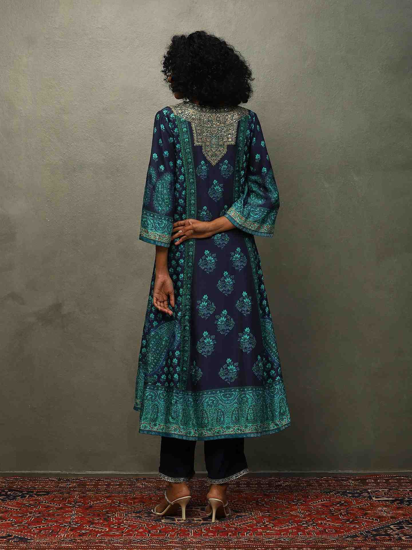 Turquoise Juhu Suit Set
