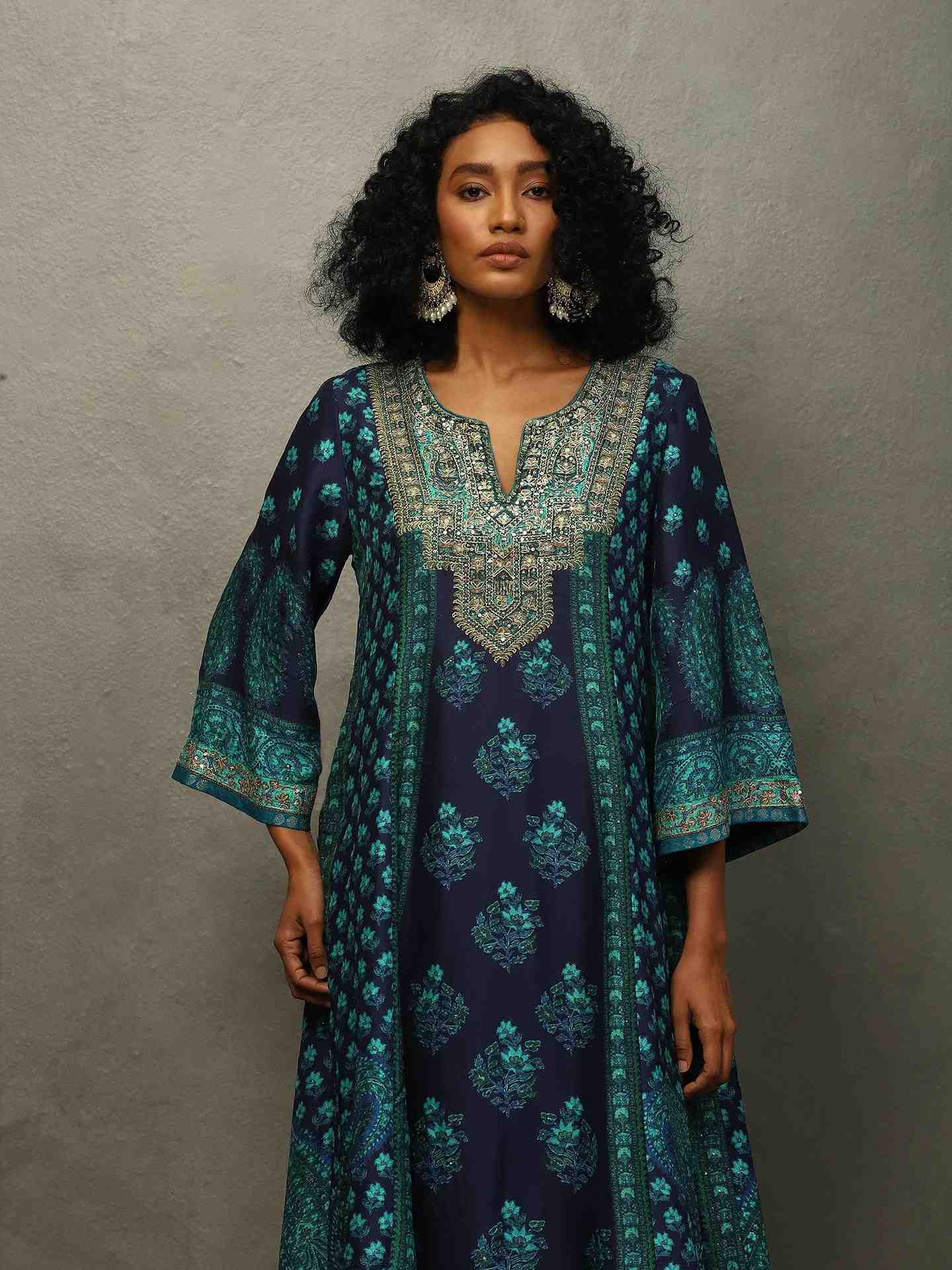 Turquoise Juhu Suit Set