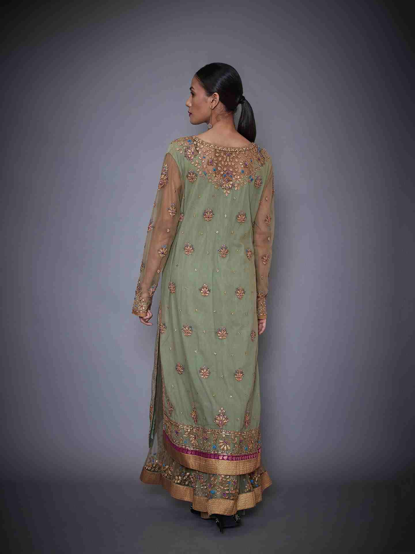 Khaki Pallavi Suit Set