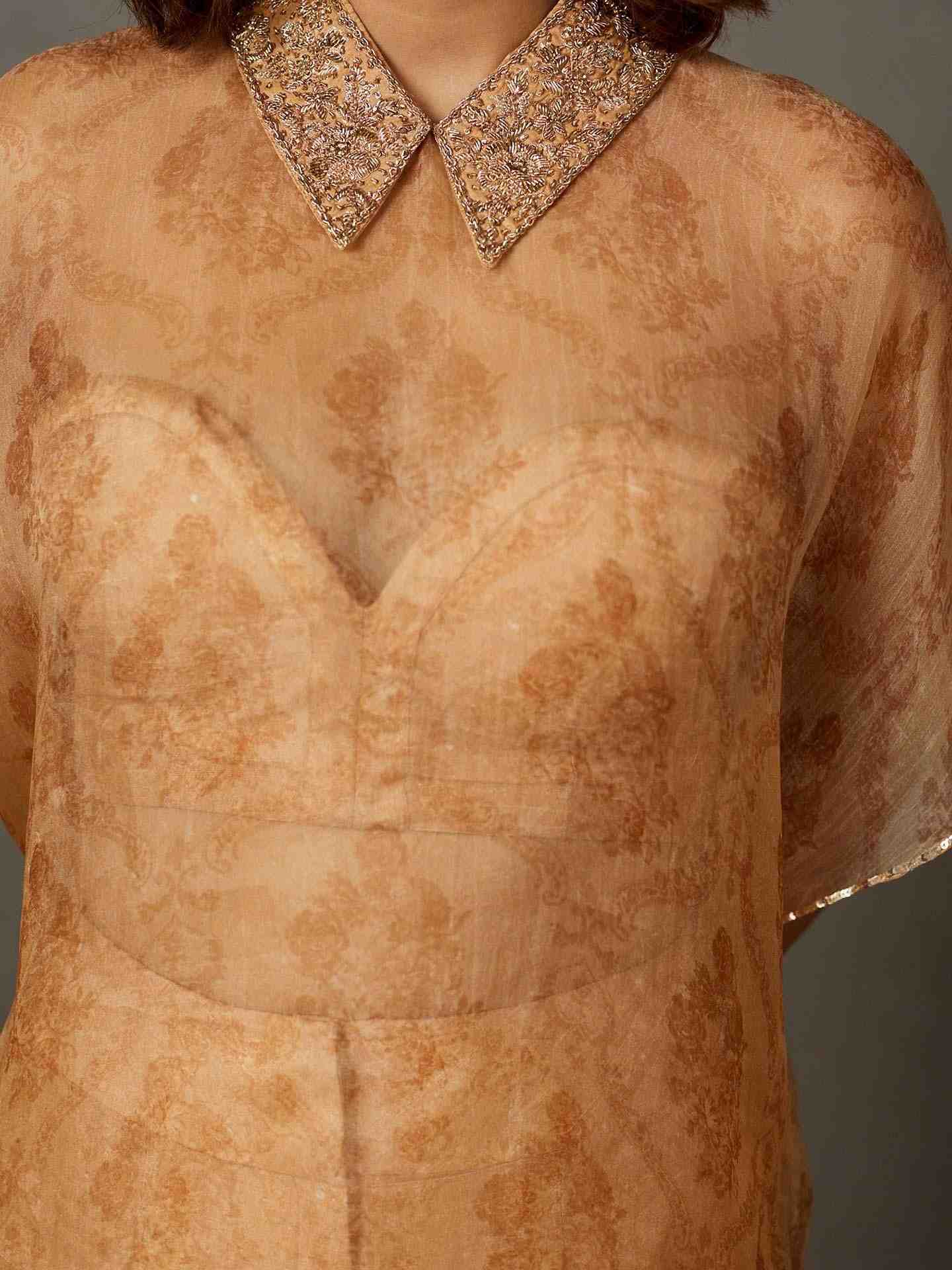 Beige & Gold Primrose Ensemble