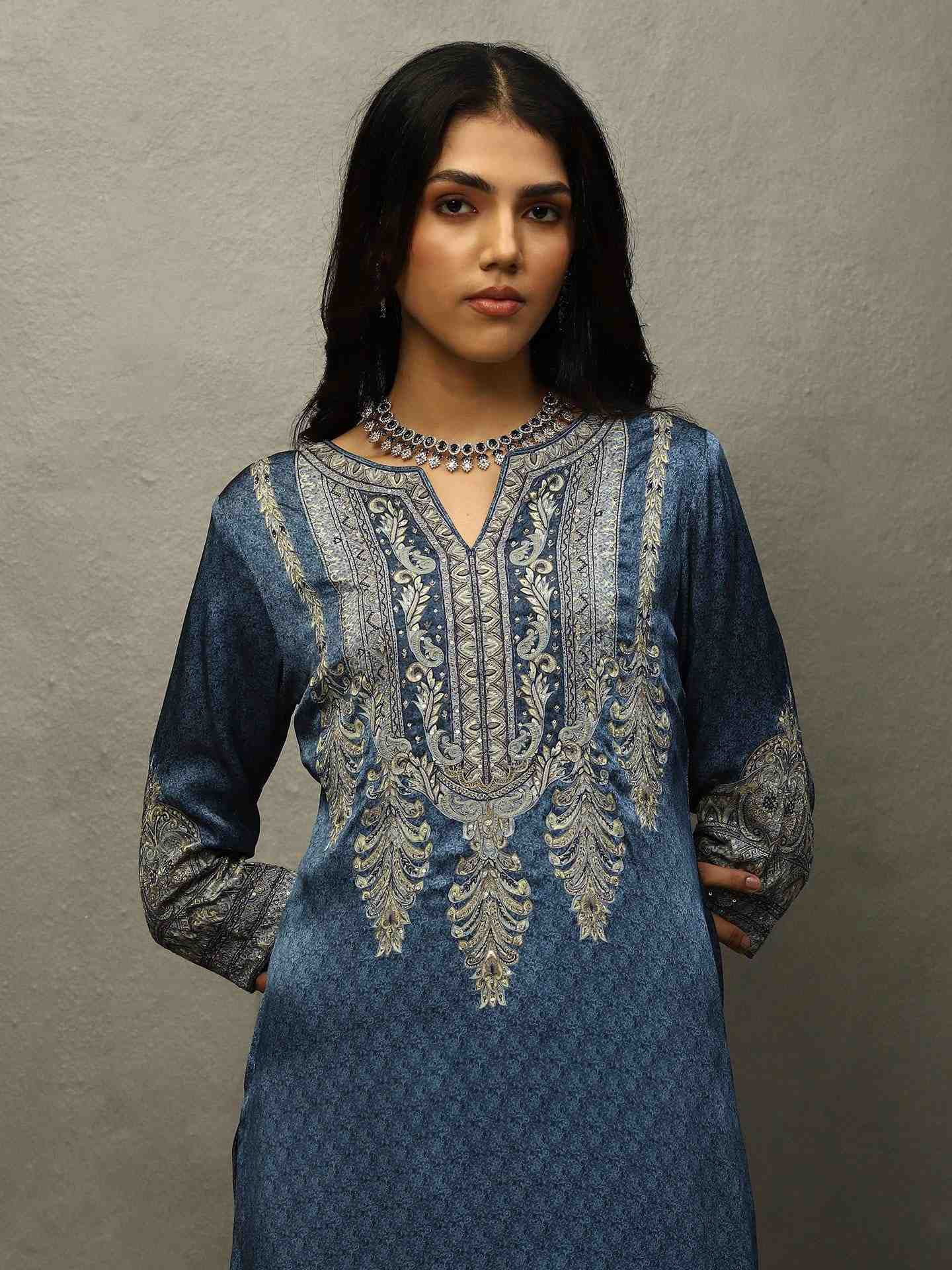 Indigo & Blue Vedam Suit Set