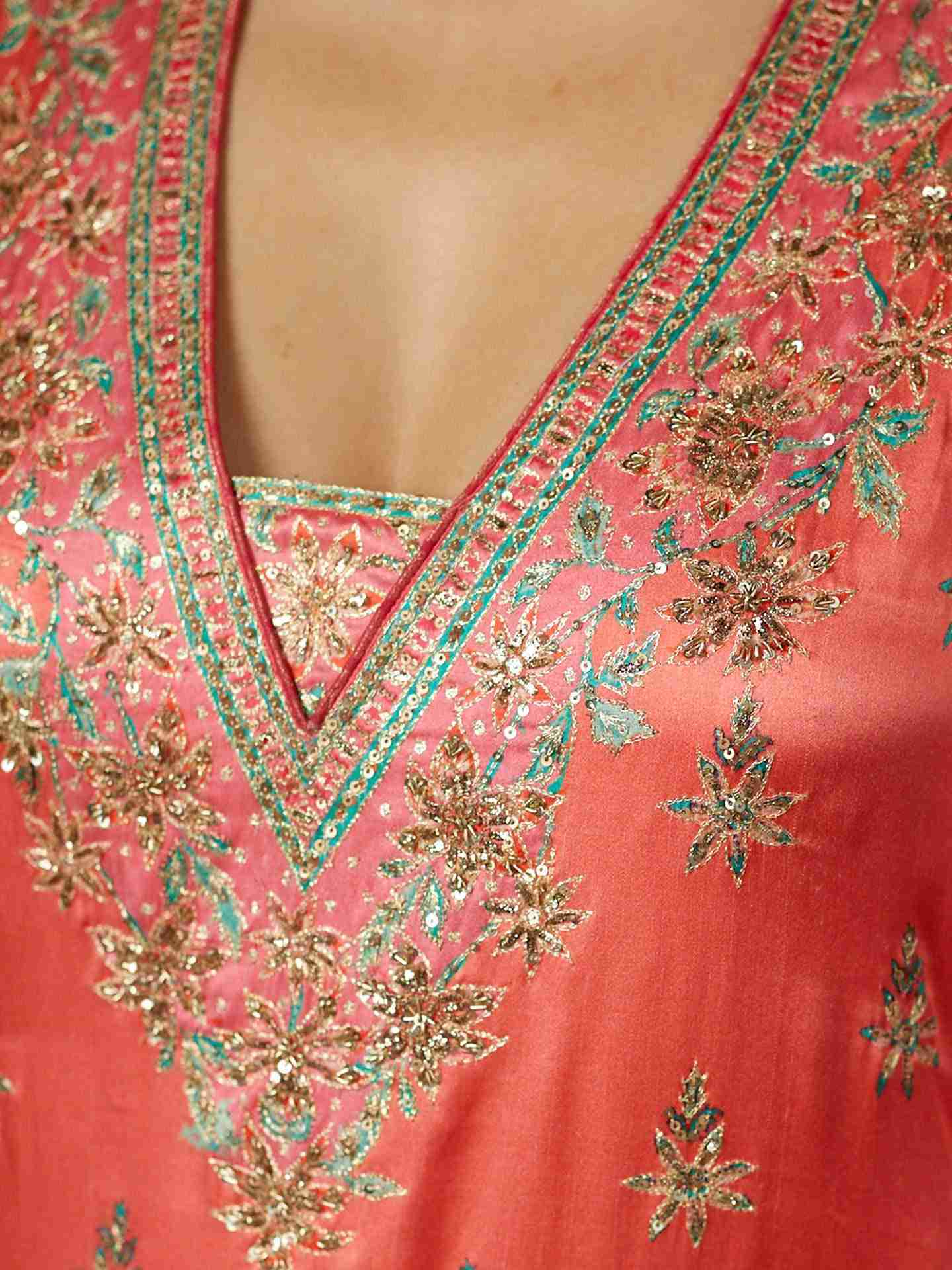 Coral & Pink Arin Suit Set