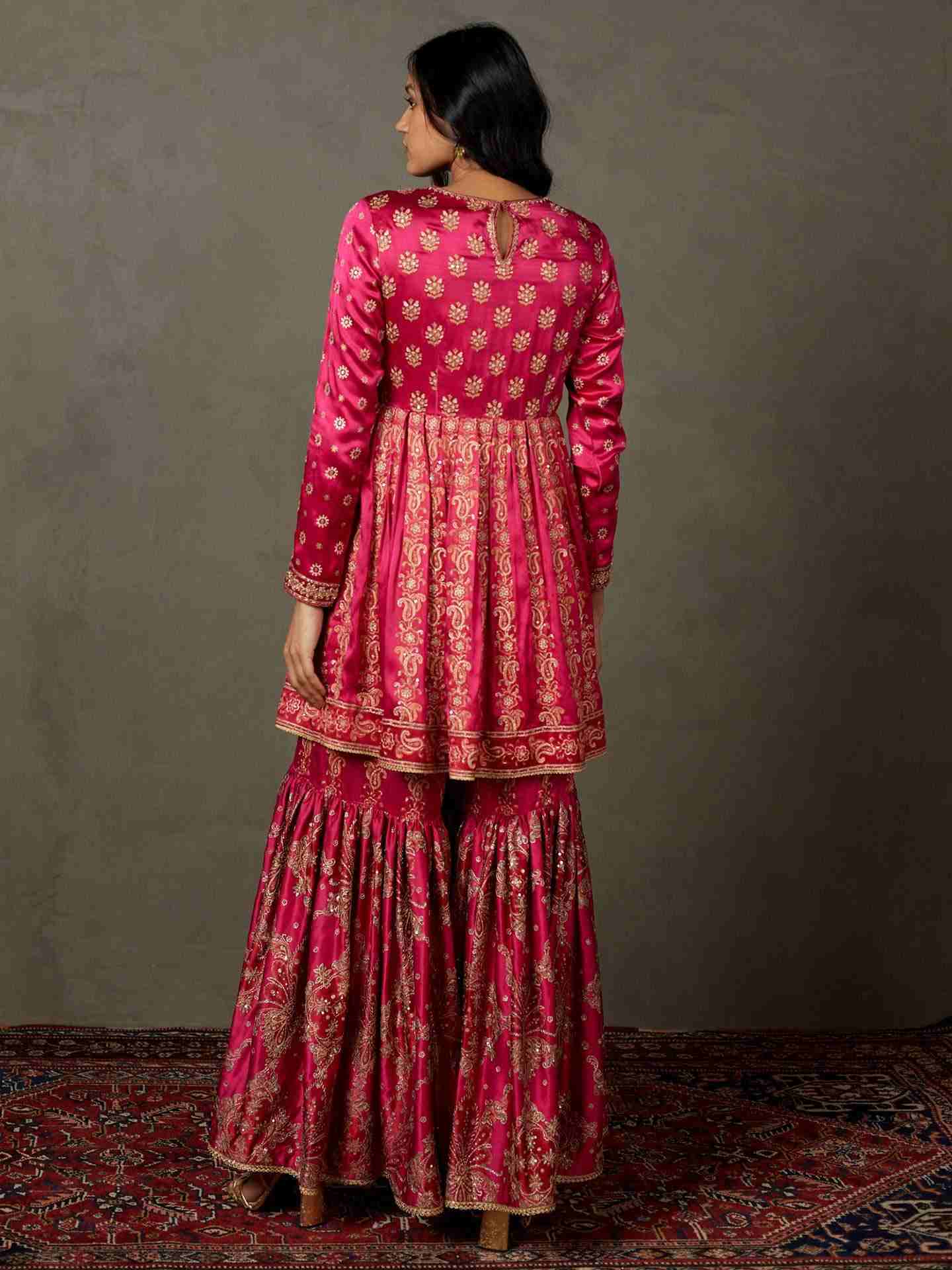 Fuschia Subhadra Suit Set