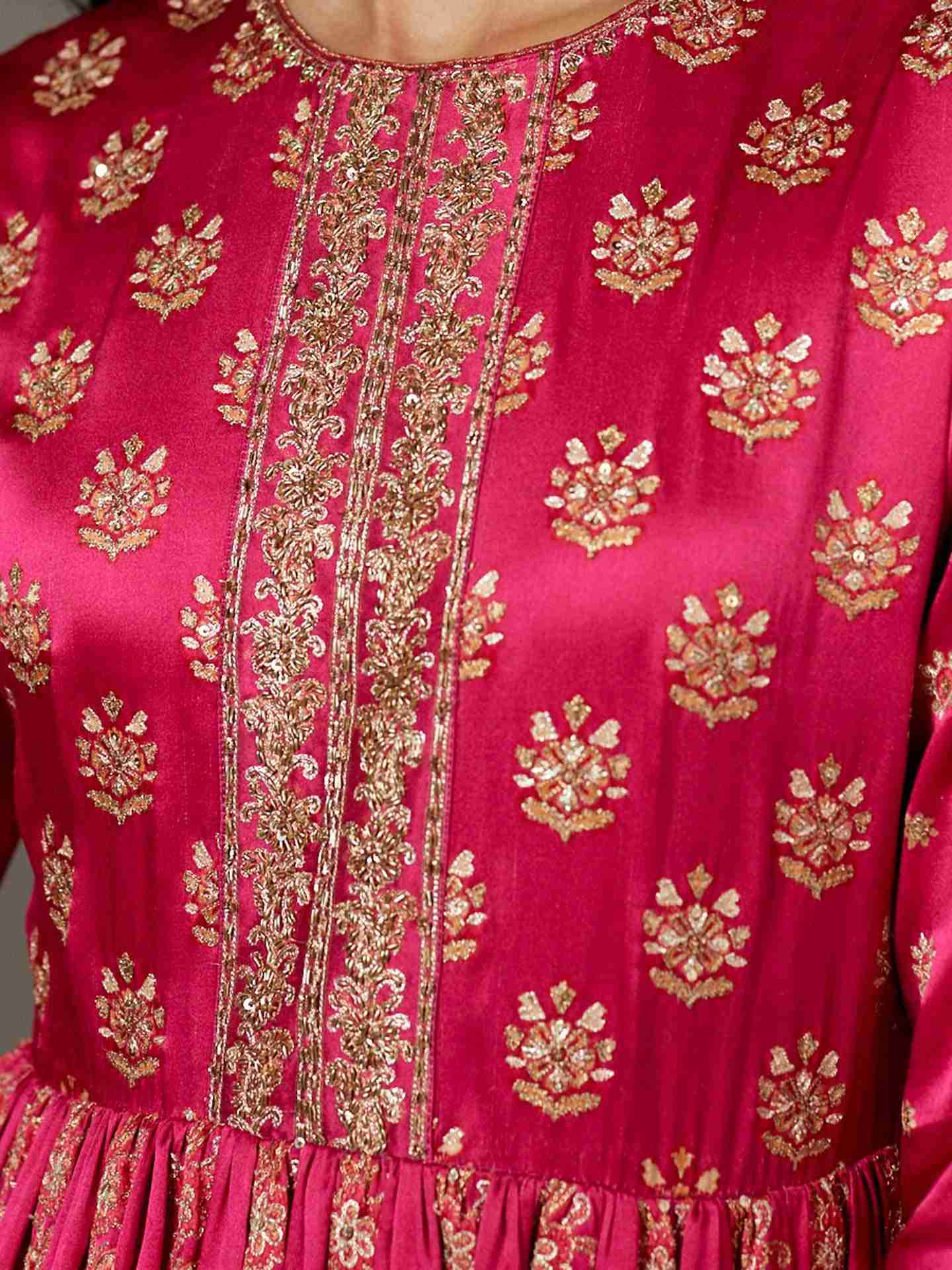 Fuschia Subhadra Suit Set