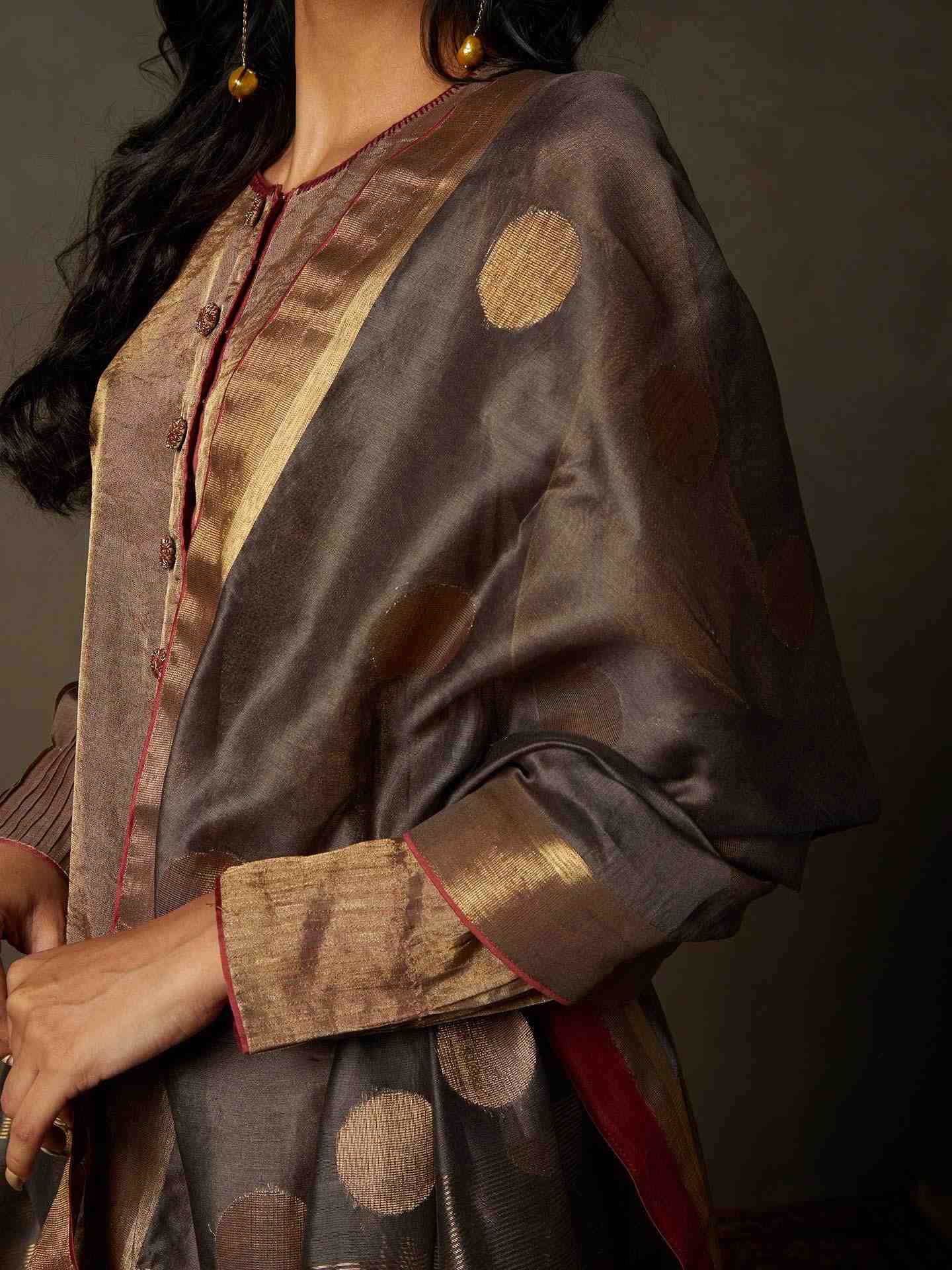 Antique Gold Manjari Suit Set