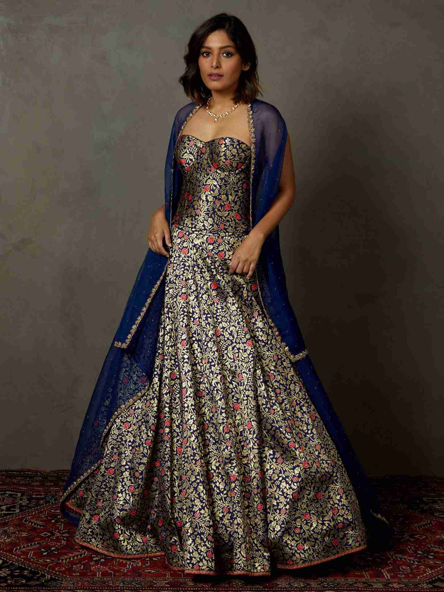 Royal Blue Kanika Lehenga Set