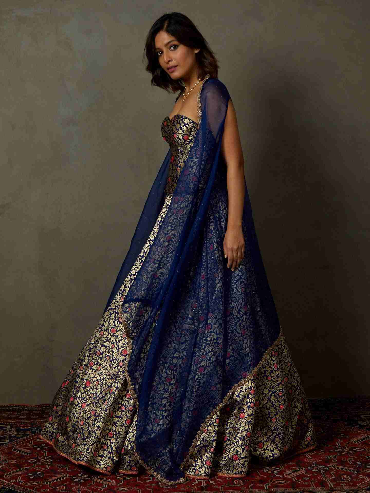 Royal Blue Kanika Lehenga Set