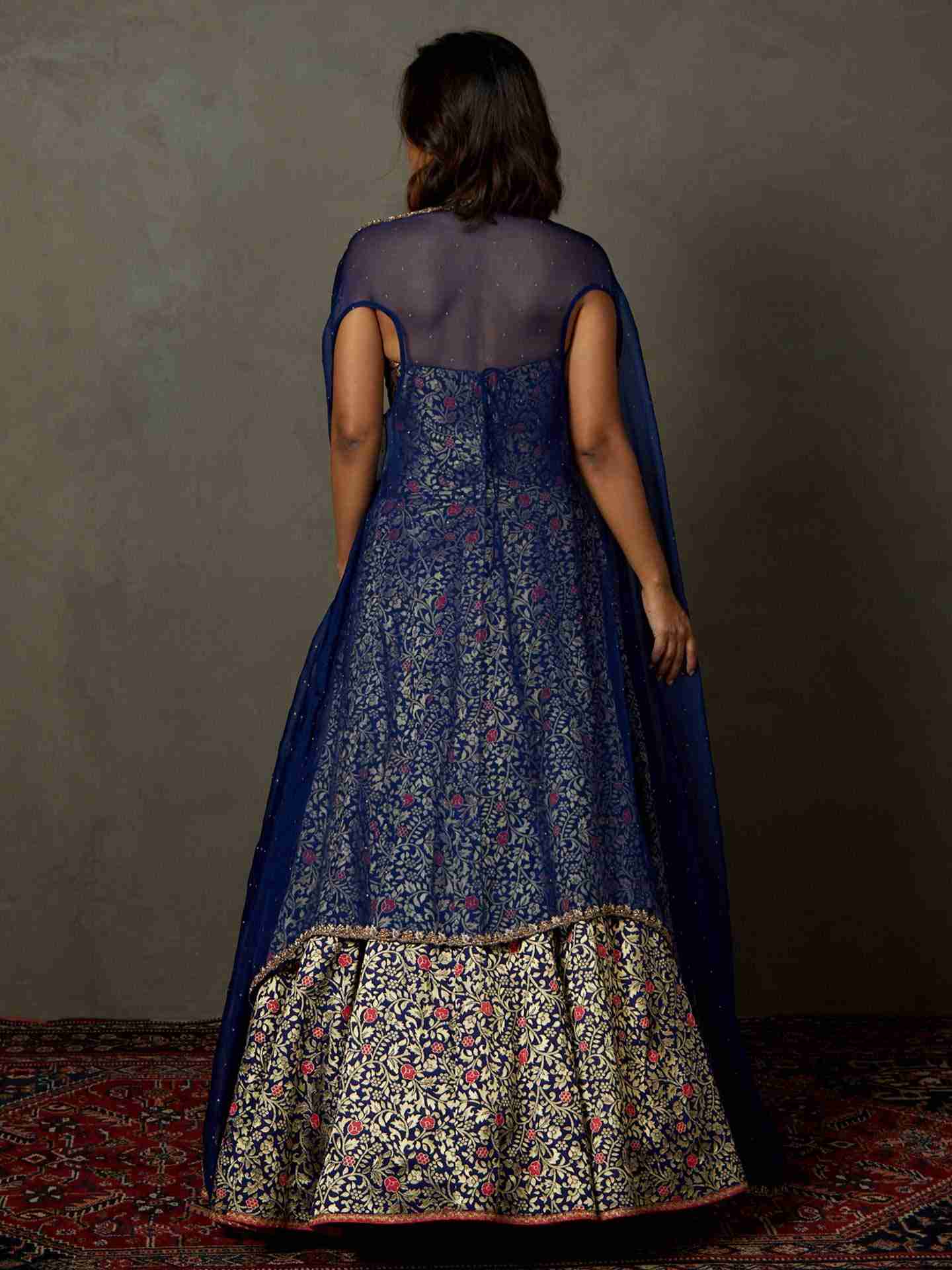 Royal Blue Kanika Lehenga Set