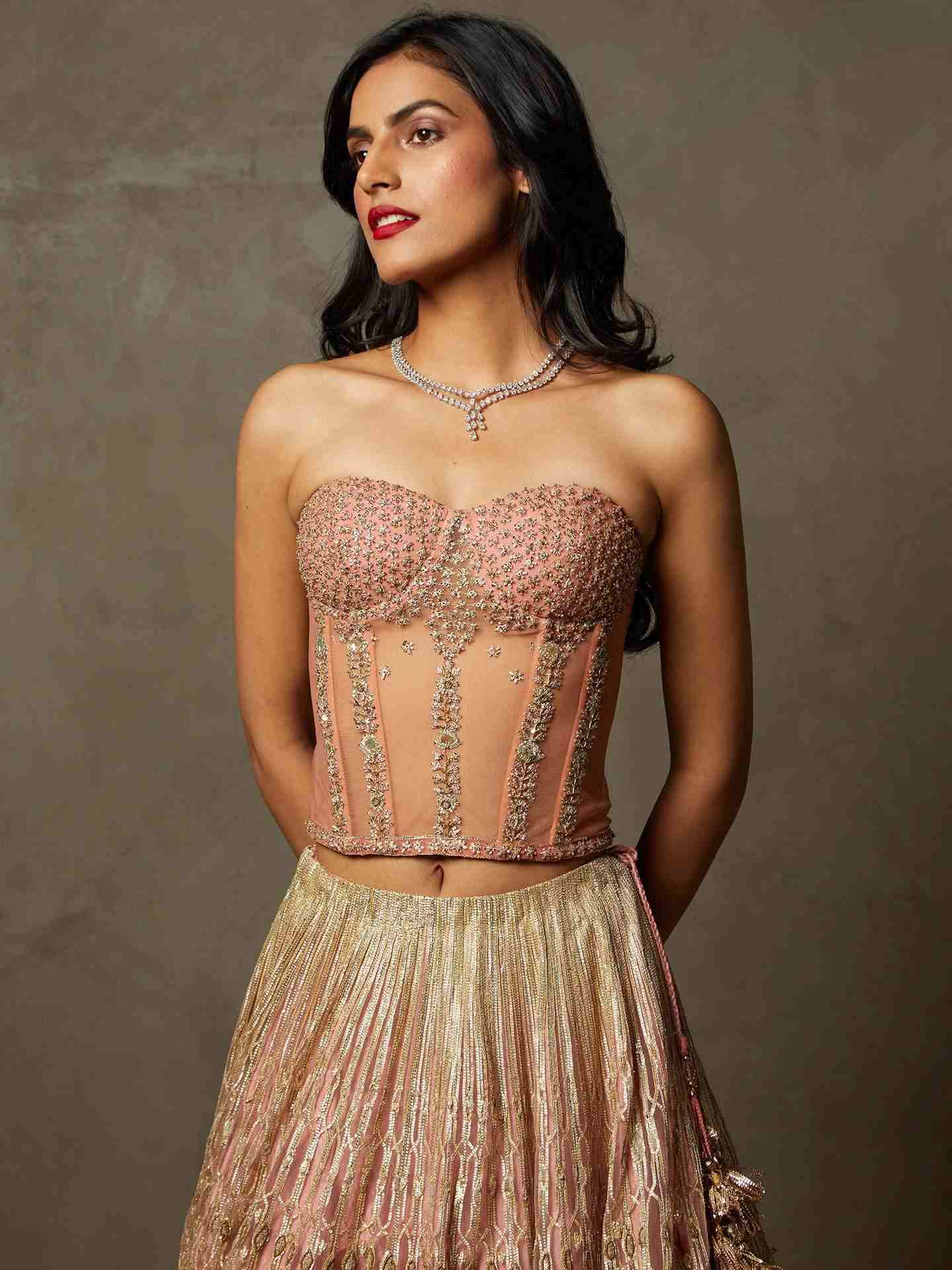 Blush Peach Chanda Blouse