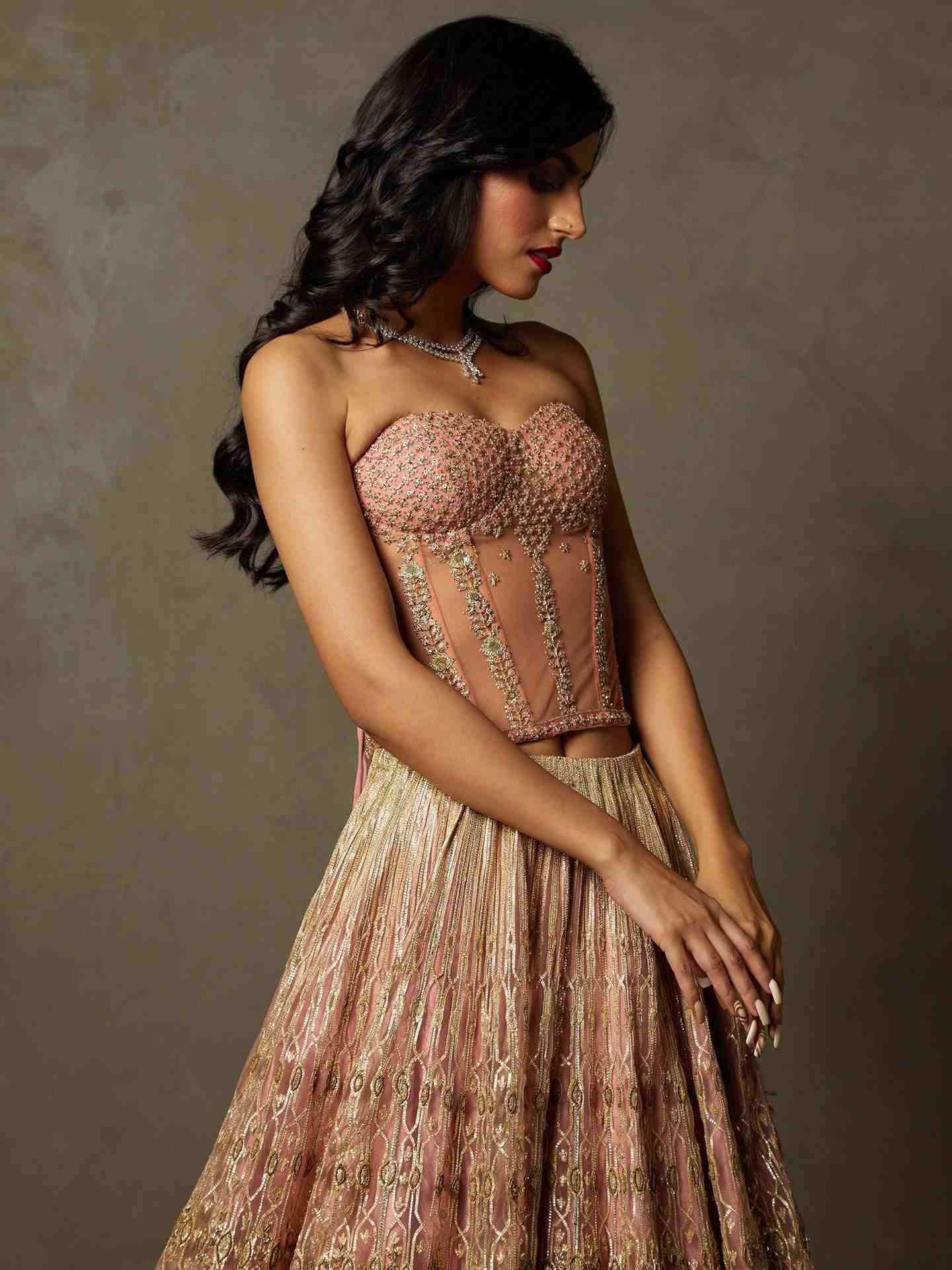 Blush Peach Chanda Blouse