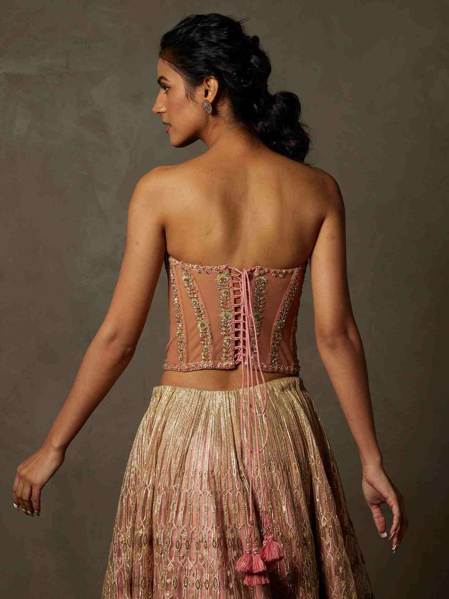 Blush Peach Chanda Blouse