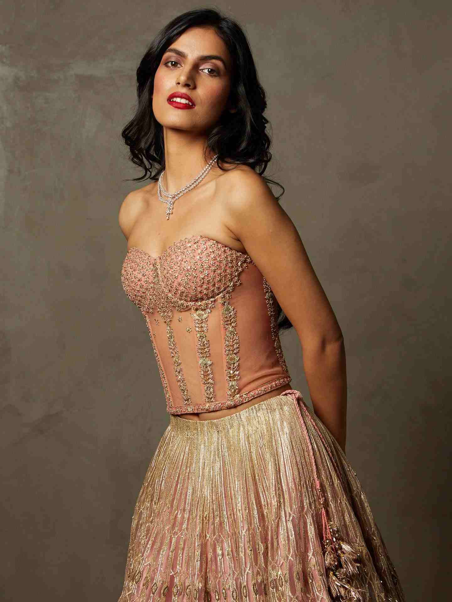 Blush Peach Chanda Blouse