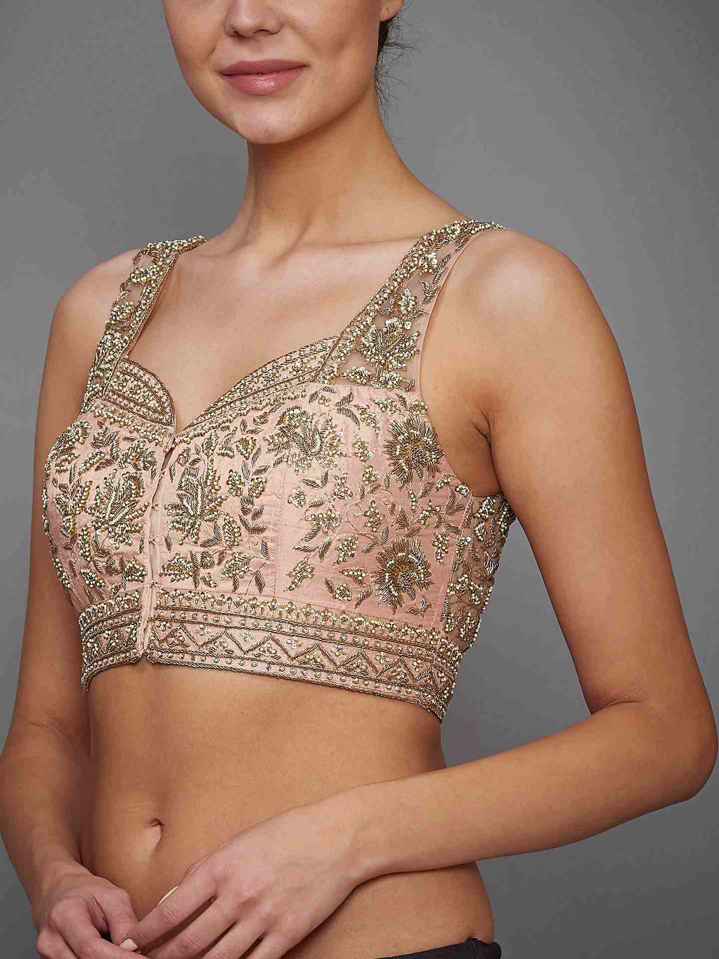 Peach Muktika Blouse