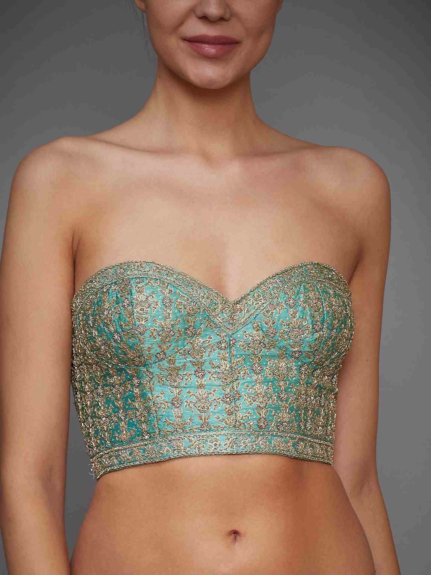 Turquoise Aditi Blouse