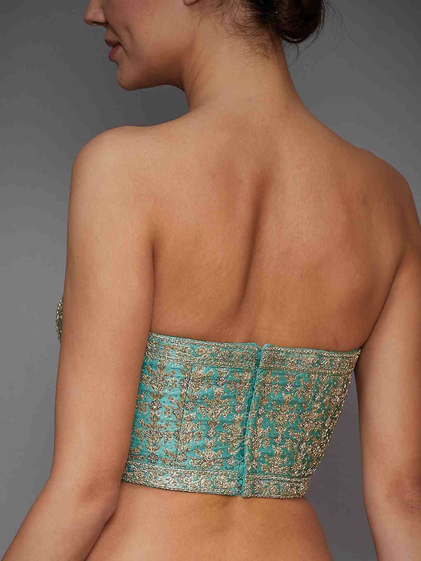 Turquoise Aditi Blouse