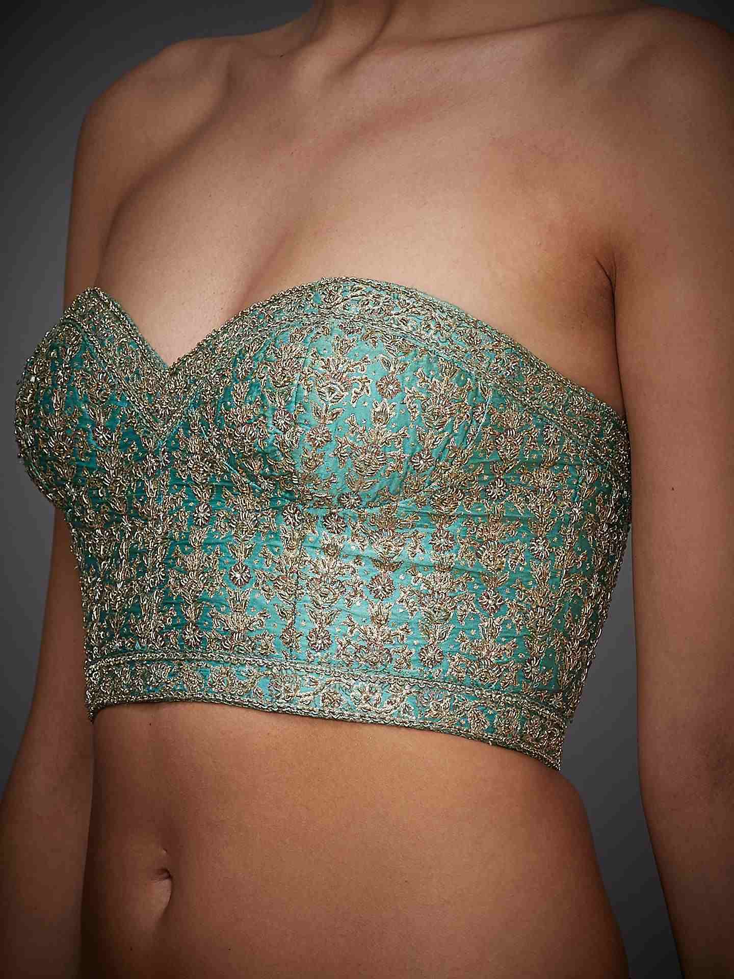 Turquoise Aditi Blouse