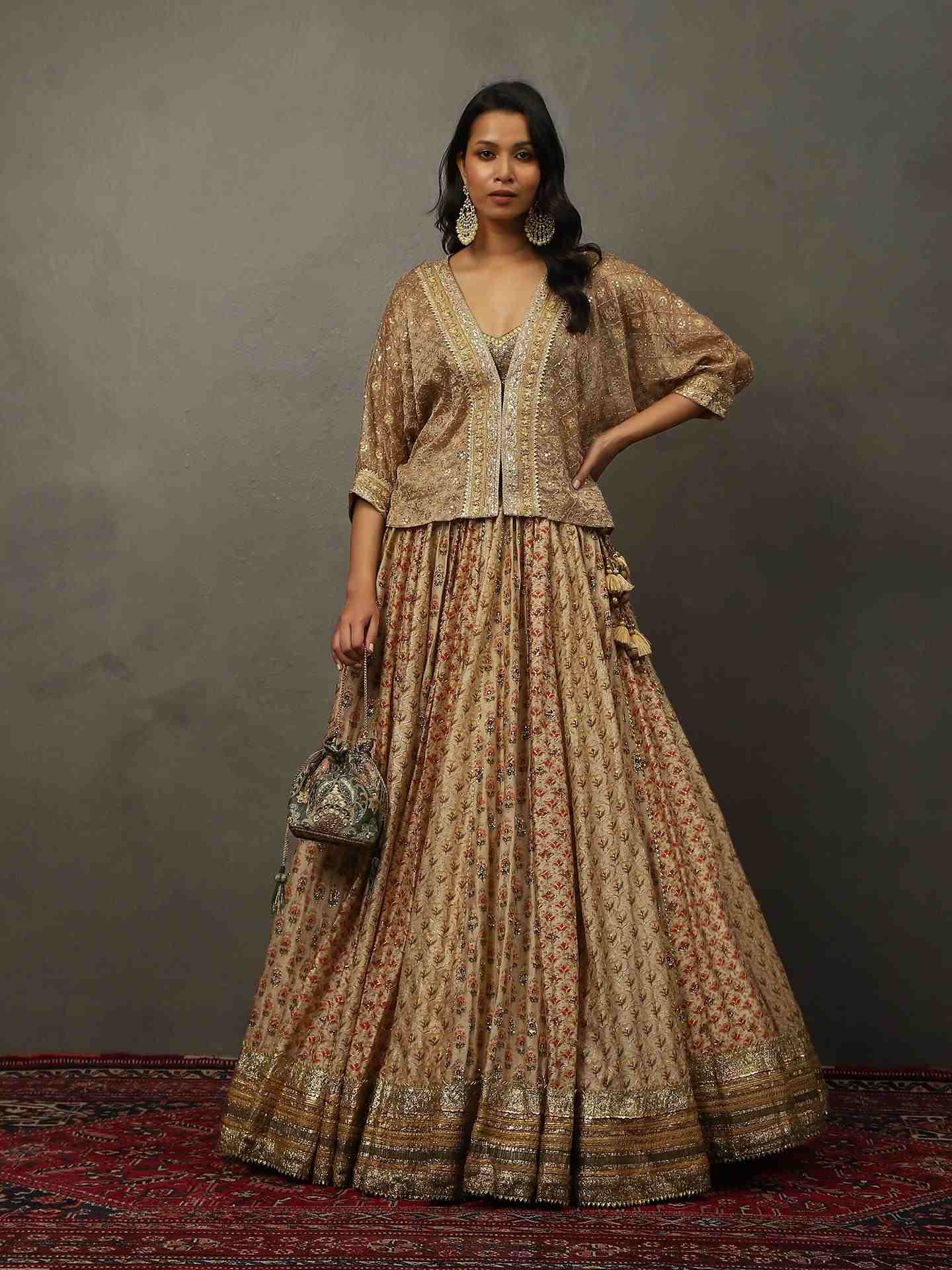 Gold Rajwadi Blouse