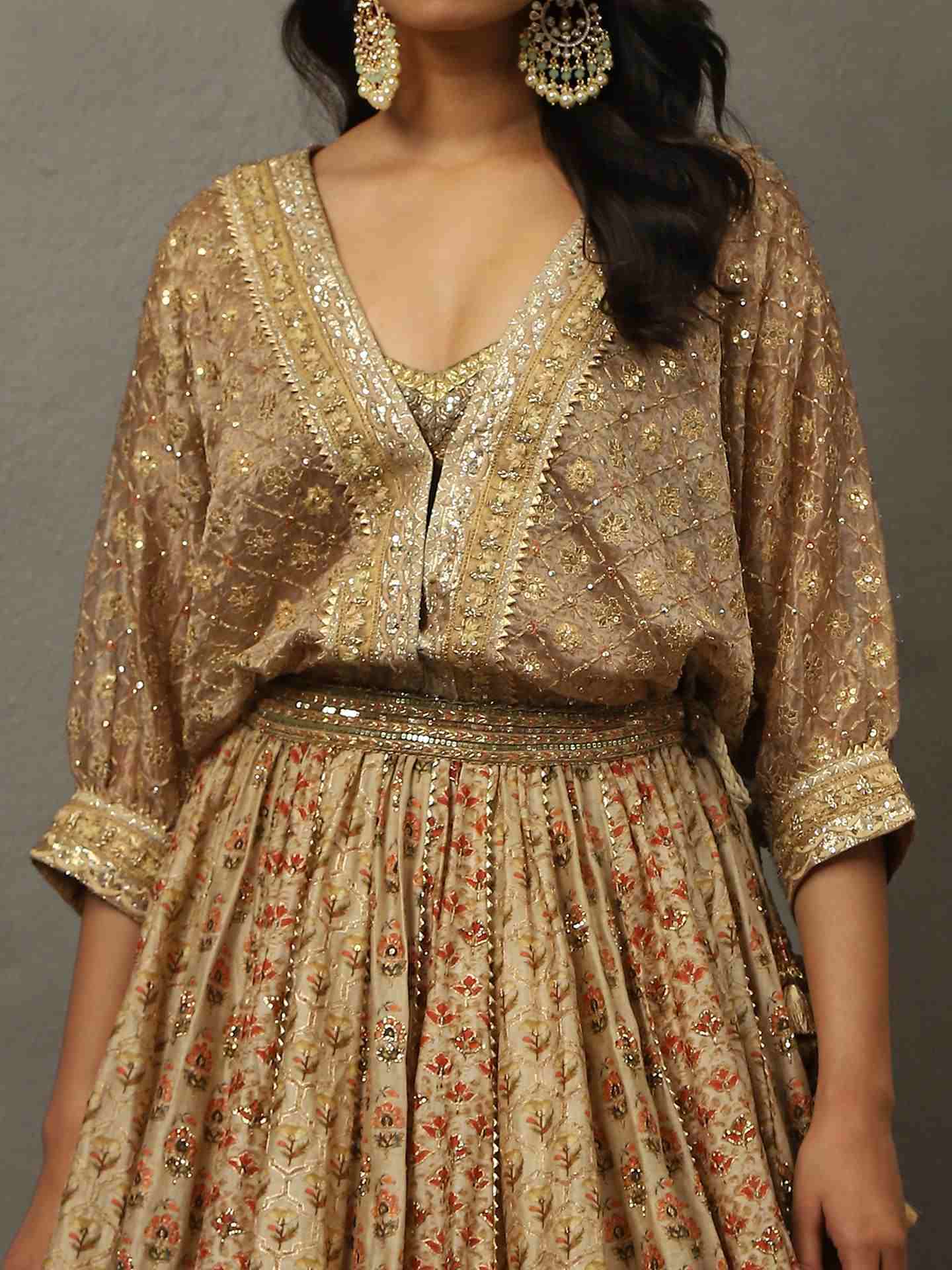 Gold Rajwadi Blouse
