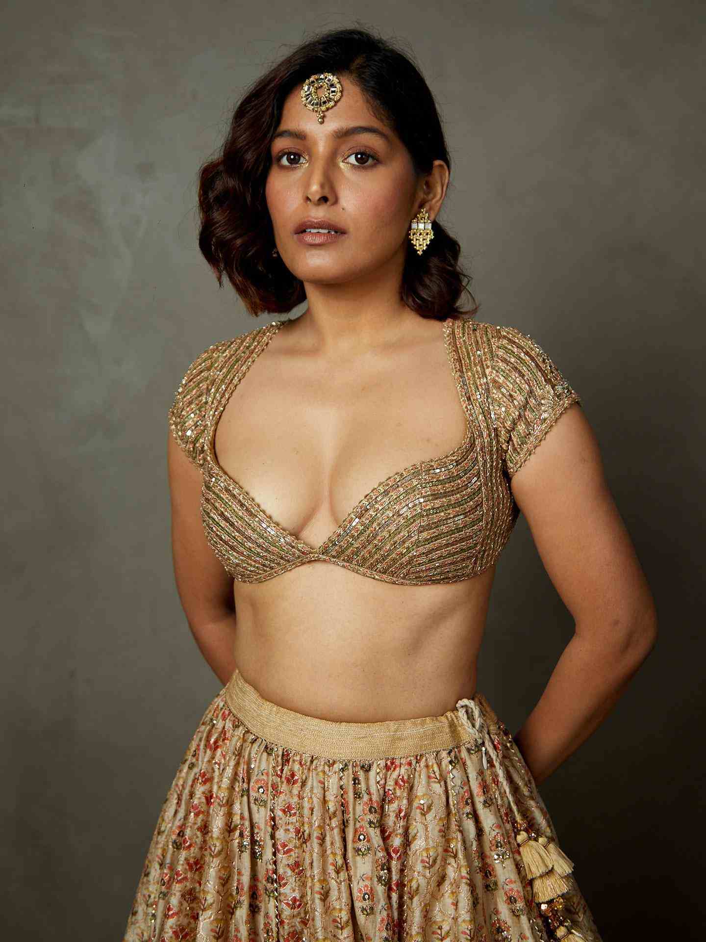 Antique Gold Rajwadi Blouse