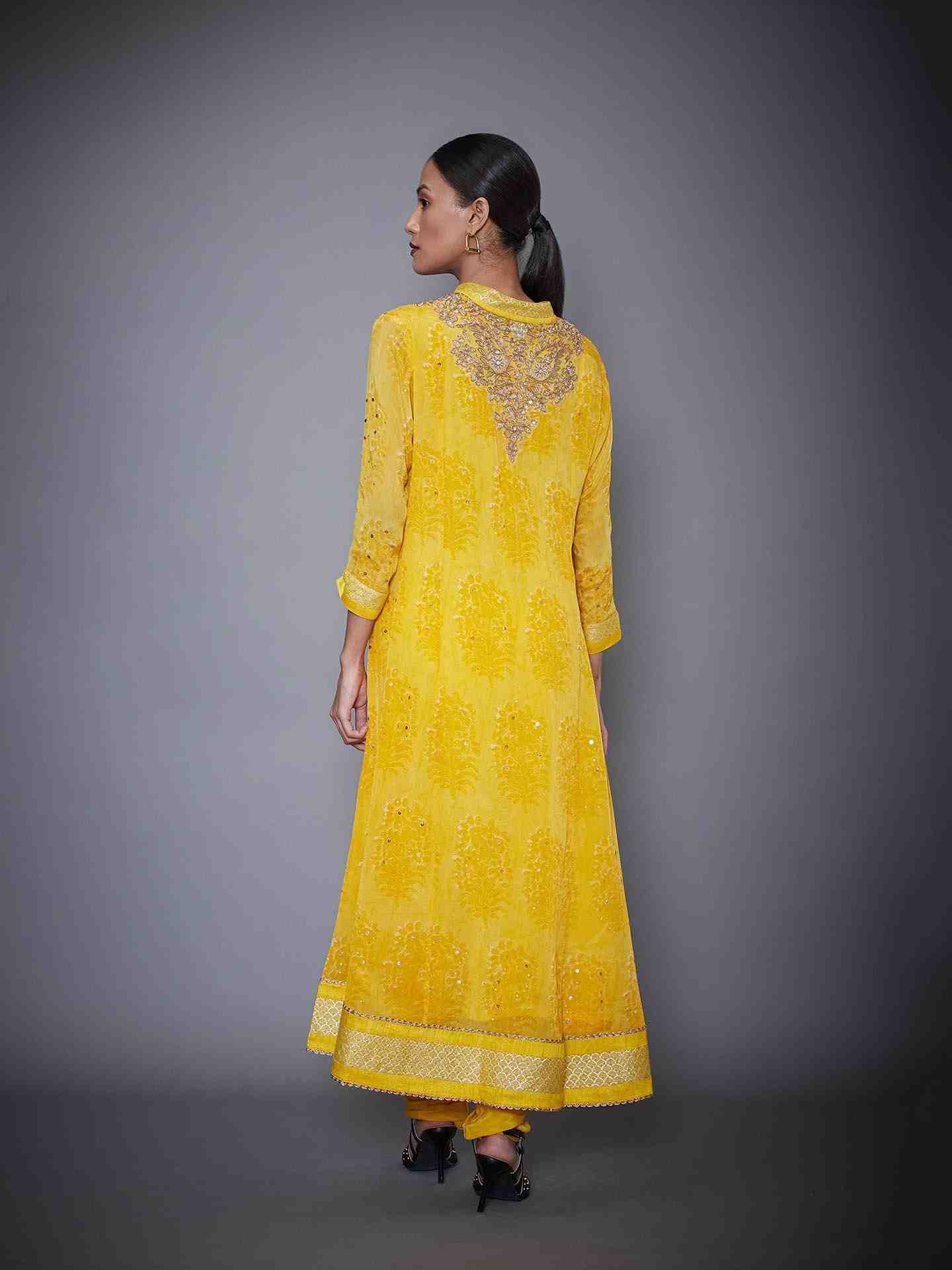 Yellow Shekhawati Suit Set