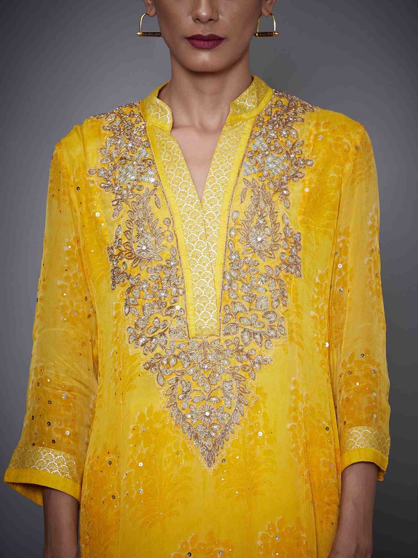 Yellow Shekhawati Suit Set