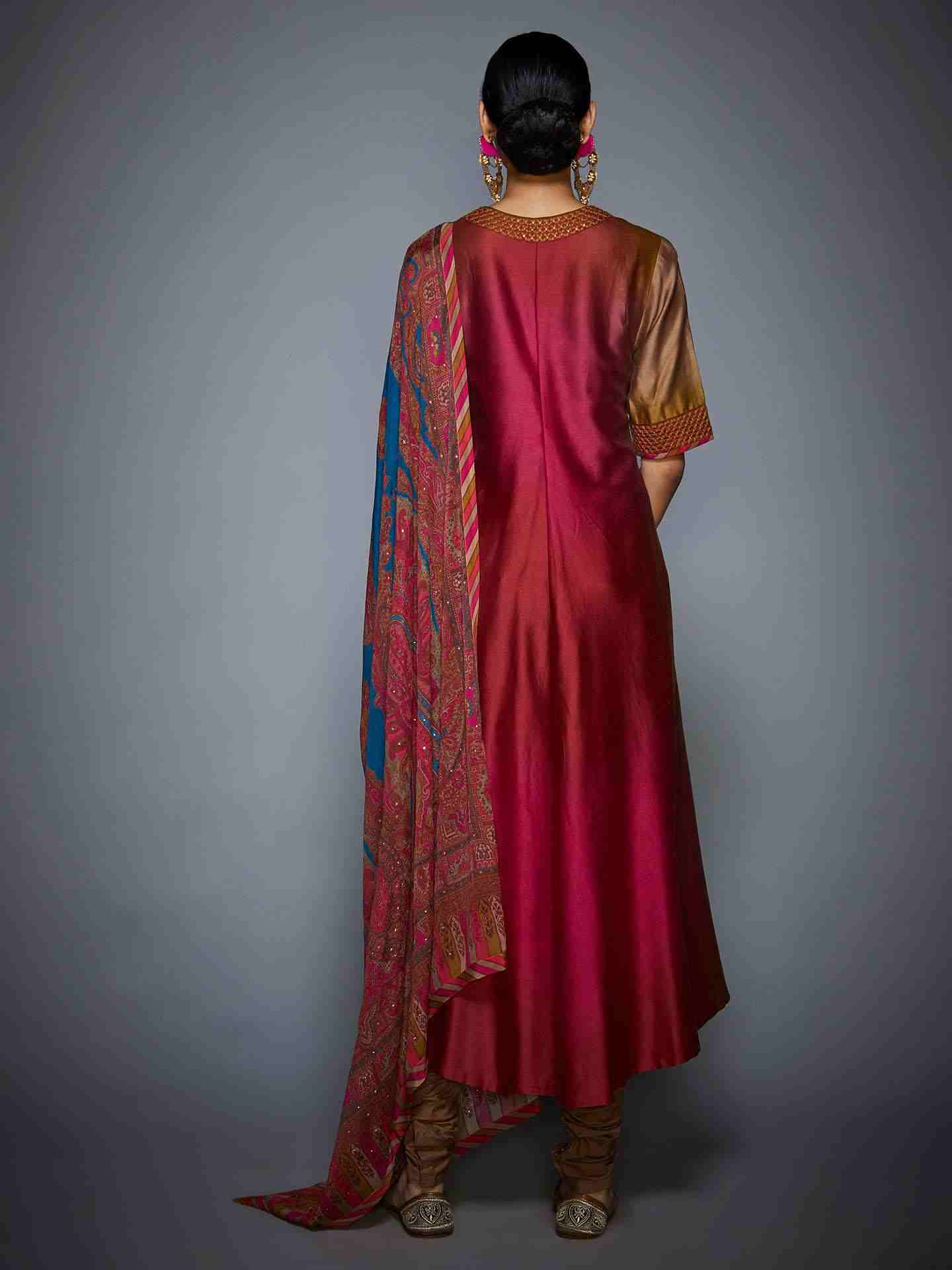 Ochre & Multi Nagina Suit Set